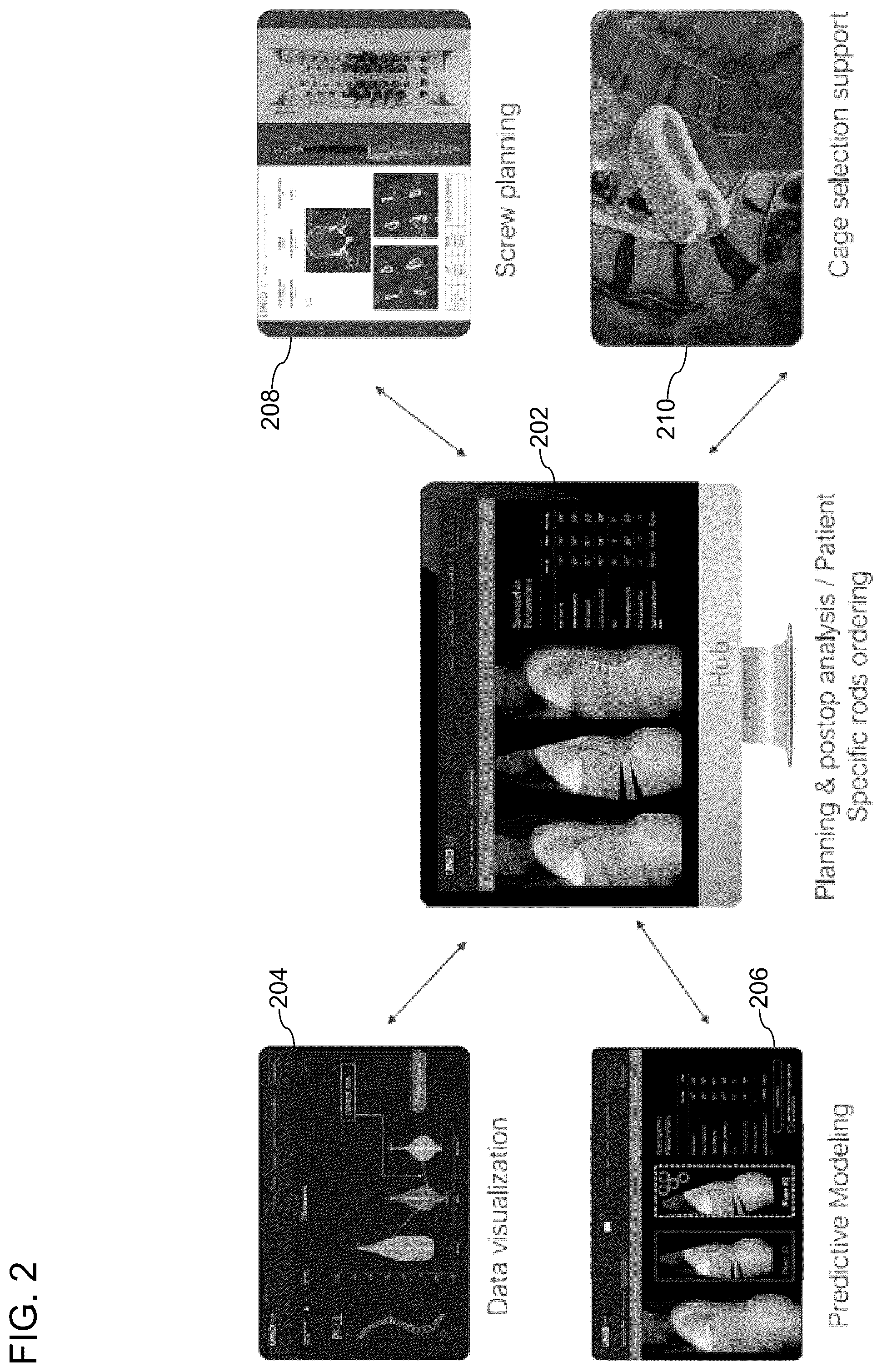 Patent US12564447 Figure 2 – Systems, methods, and devices for developing patient-specific spinal implants, treatments, operations, and/or procedures