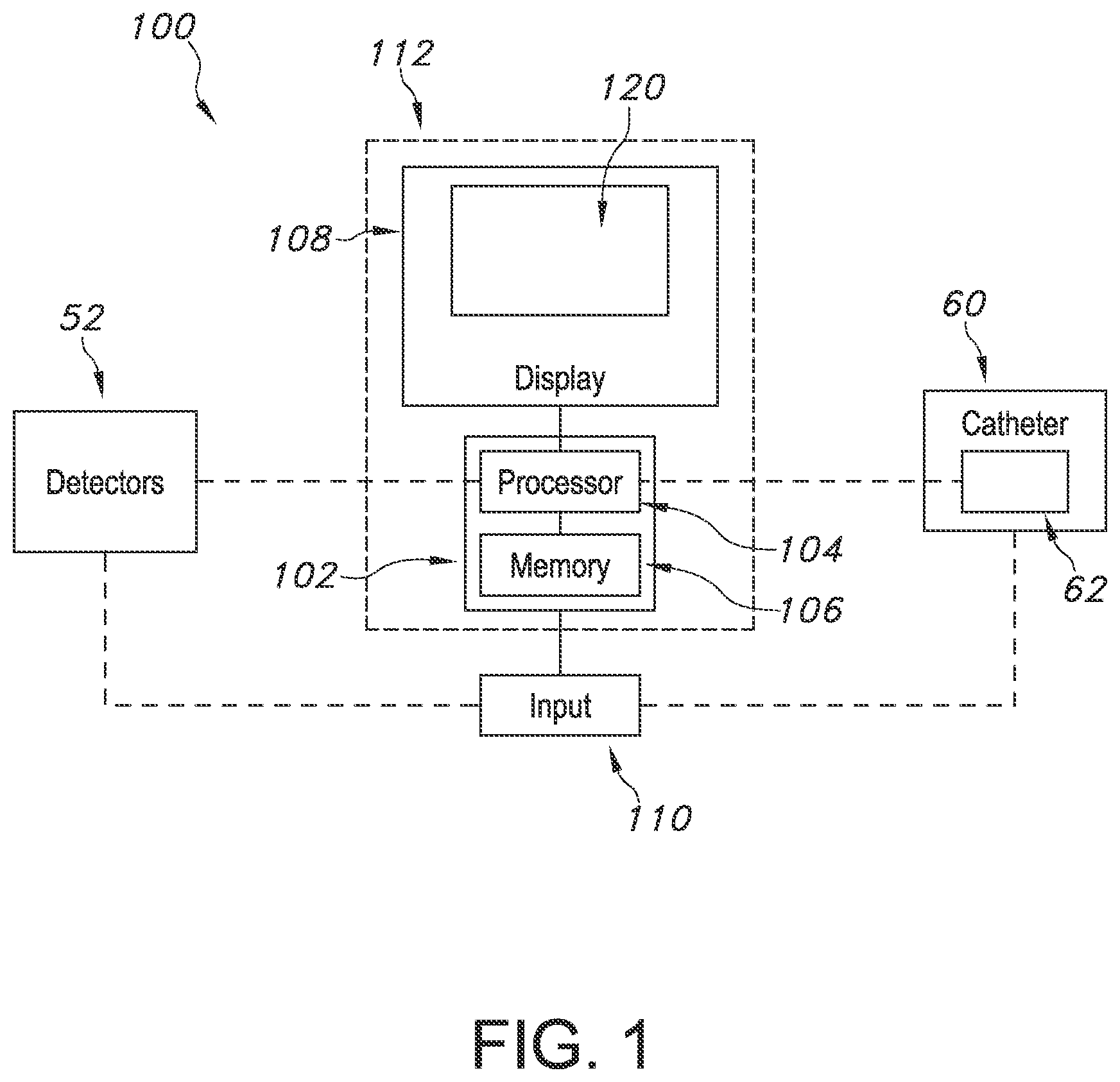 Patent US12564450 Figure 1 – Configurable system and method for indicating deviation from a medical device placement pathway