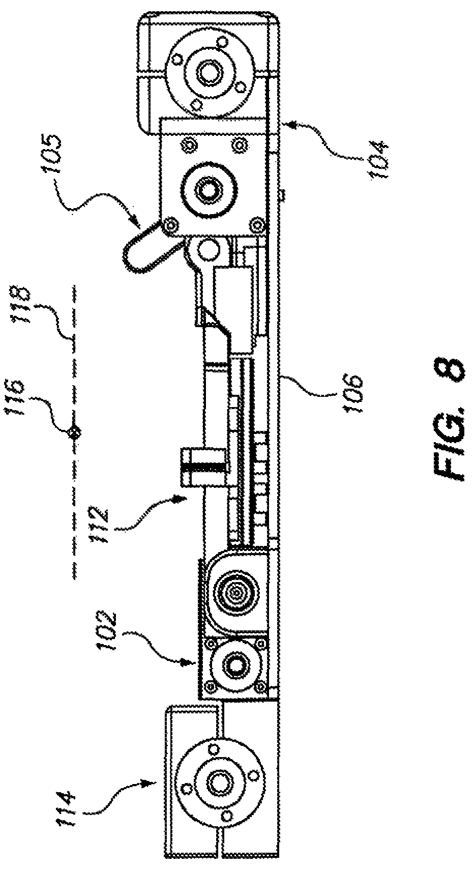 Patent US12564459 Figure 8 – Active drives for robotic catheter manipulators