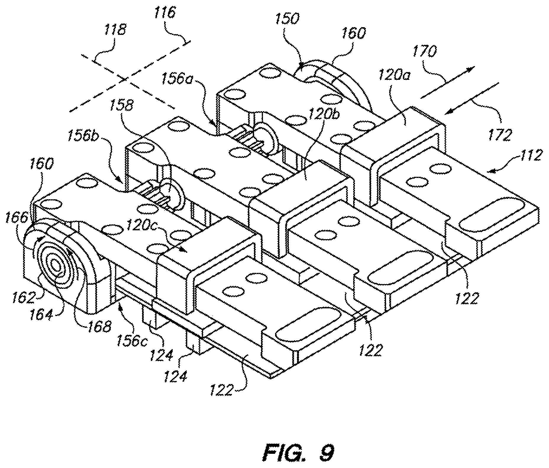 Patent US12564459 Figure 9 – Active drives for robotic catheter manipulators
