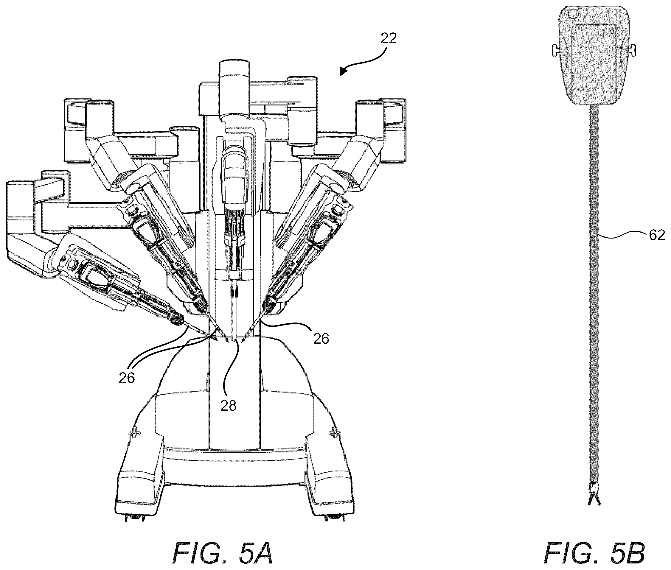 Patent US12564461 Figure 5 – Motor interface for parallel drive shafts within an independently rotating member