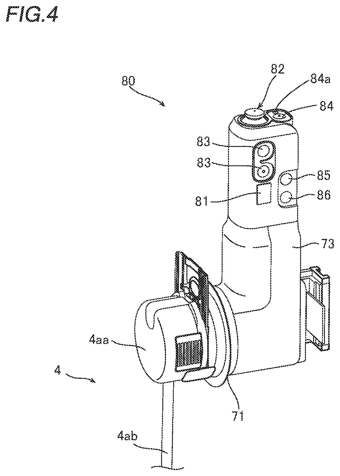 Patent US12564462 Figure 4 – Robotic surgical system and operator-side apparatus