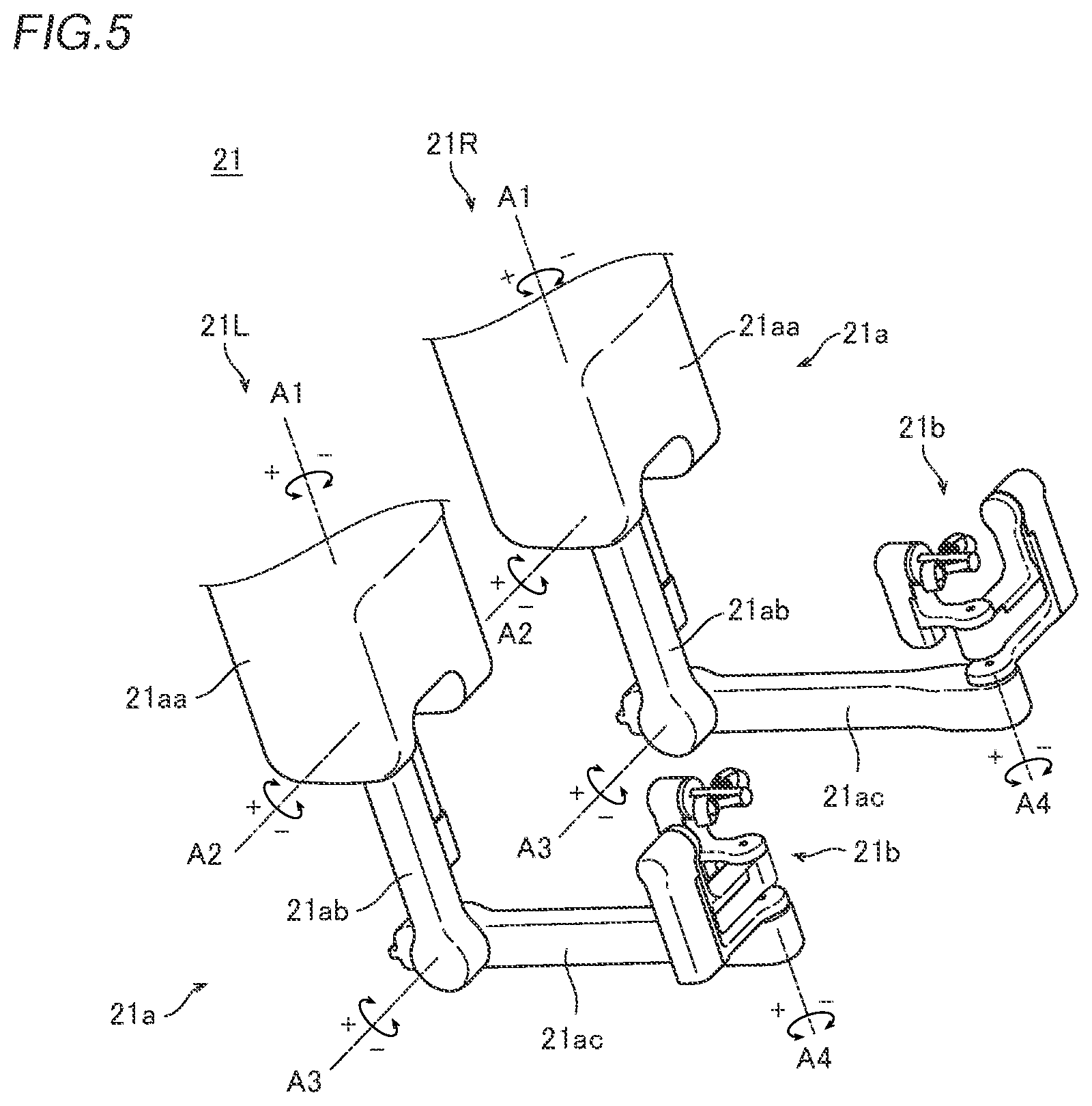 Patent US12564462 Figure 5 – Robotic surgical system and operator-side apparatus