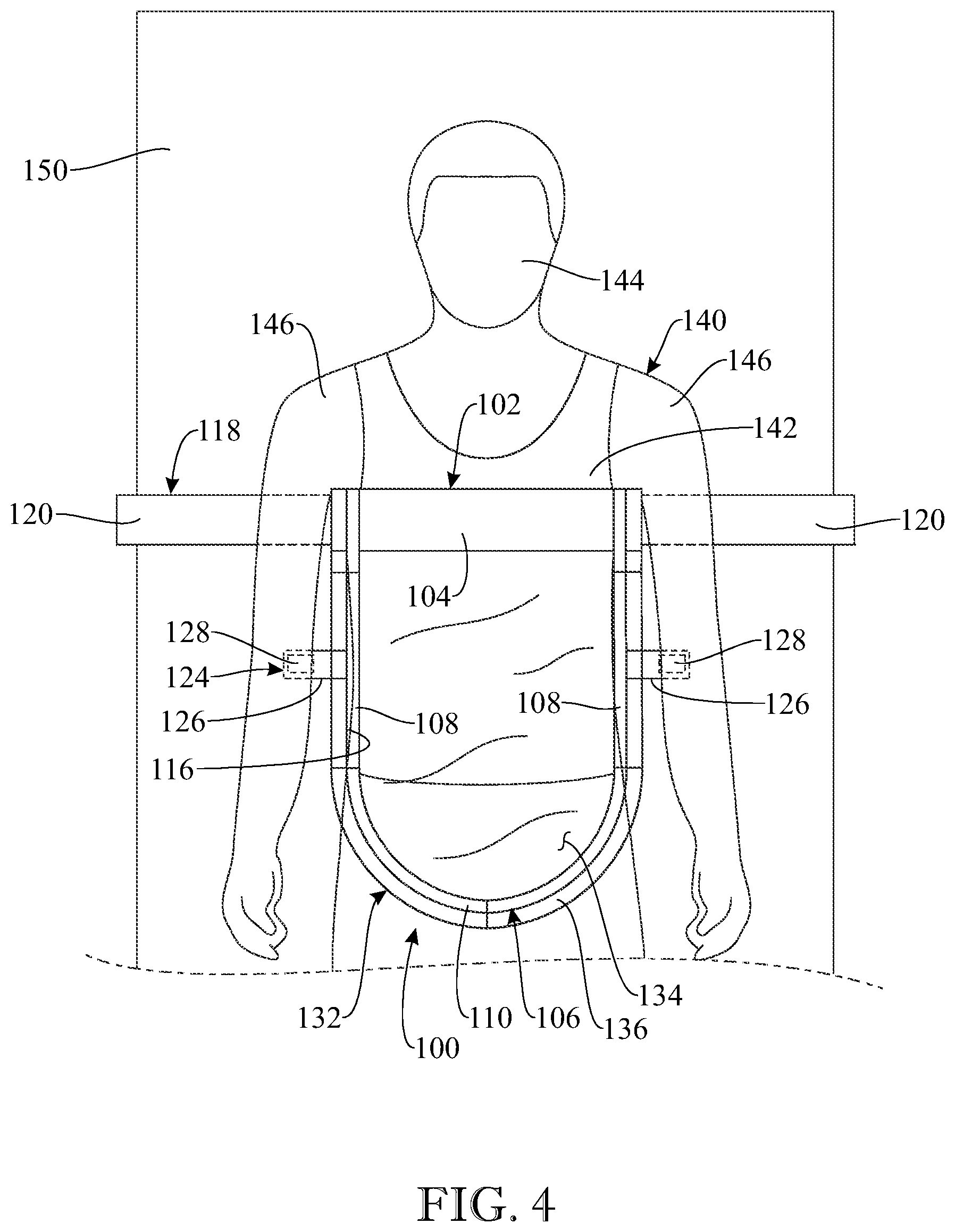 Patent US12564465 Figure 4 – Systems and methods for an airway isolation drape apparatus