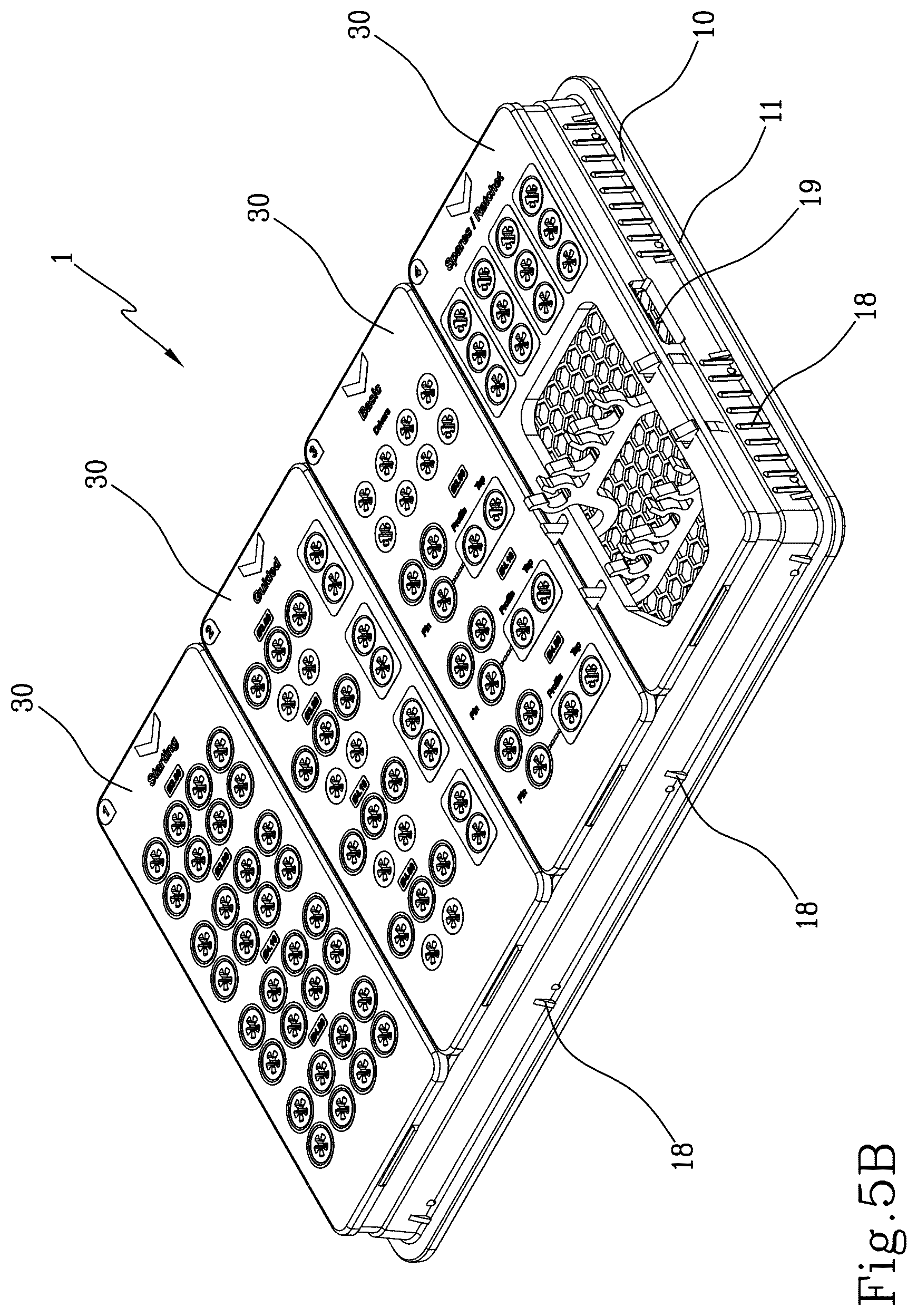Patent US12564466 Figure 6 – Container and kit for washing and/or disinfecting and/or sterilising medical instruments