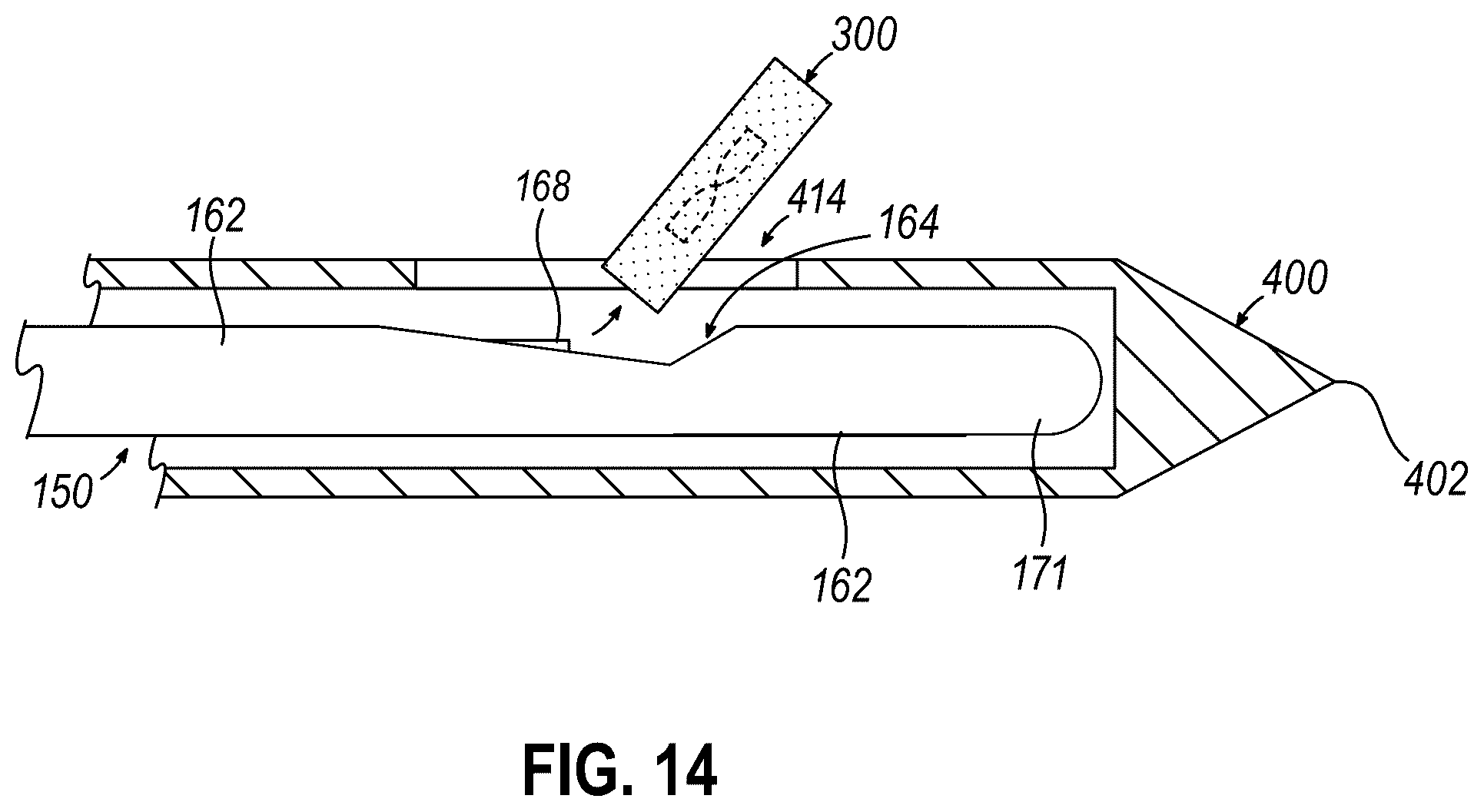 Patent US12564473 Figure 14 – Biopsy site marker having movable portions