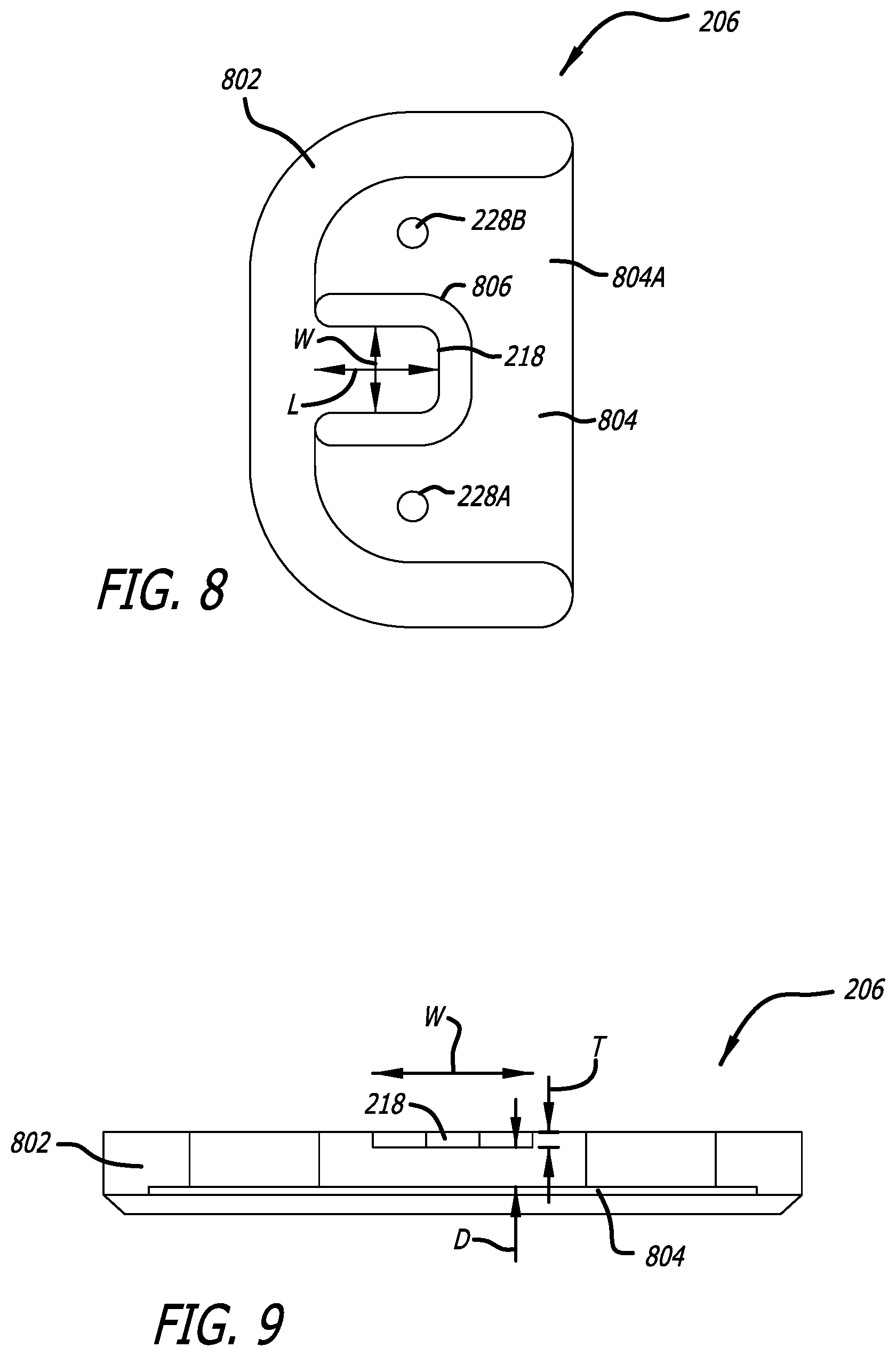 Patent US12564474 Figure 7 – Mounting kit for a surgical robotic system