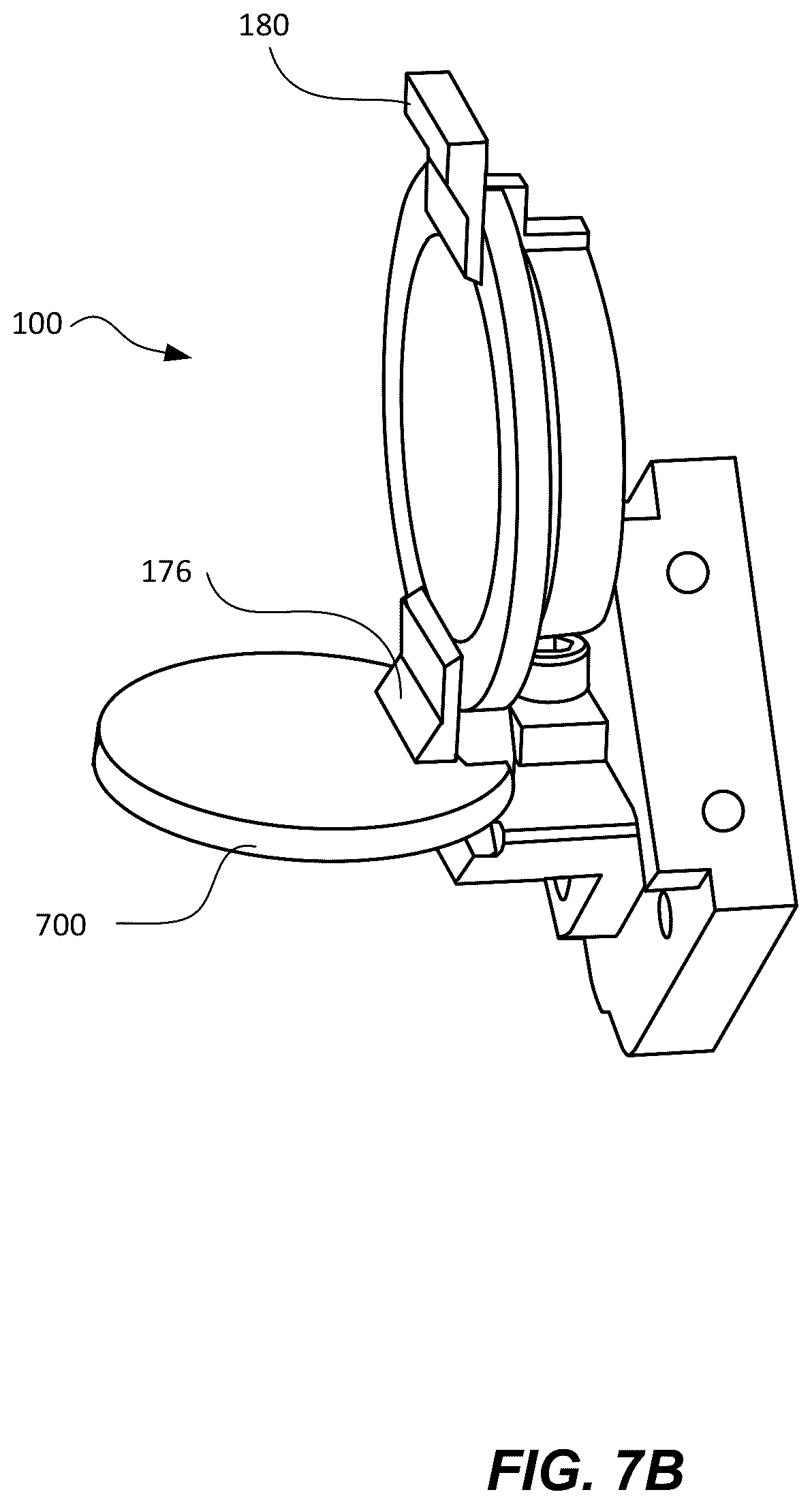 Patent US12564475 Figure 12 – Apparatus and system for cleaning lens of eye-imaging device and related methods thereof