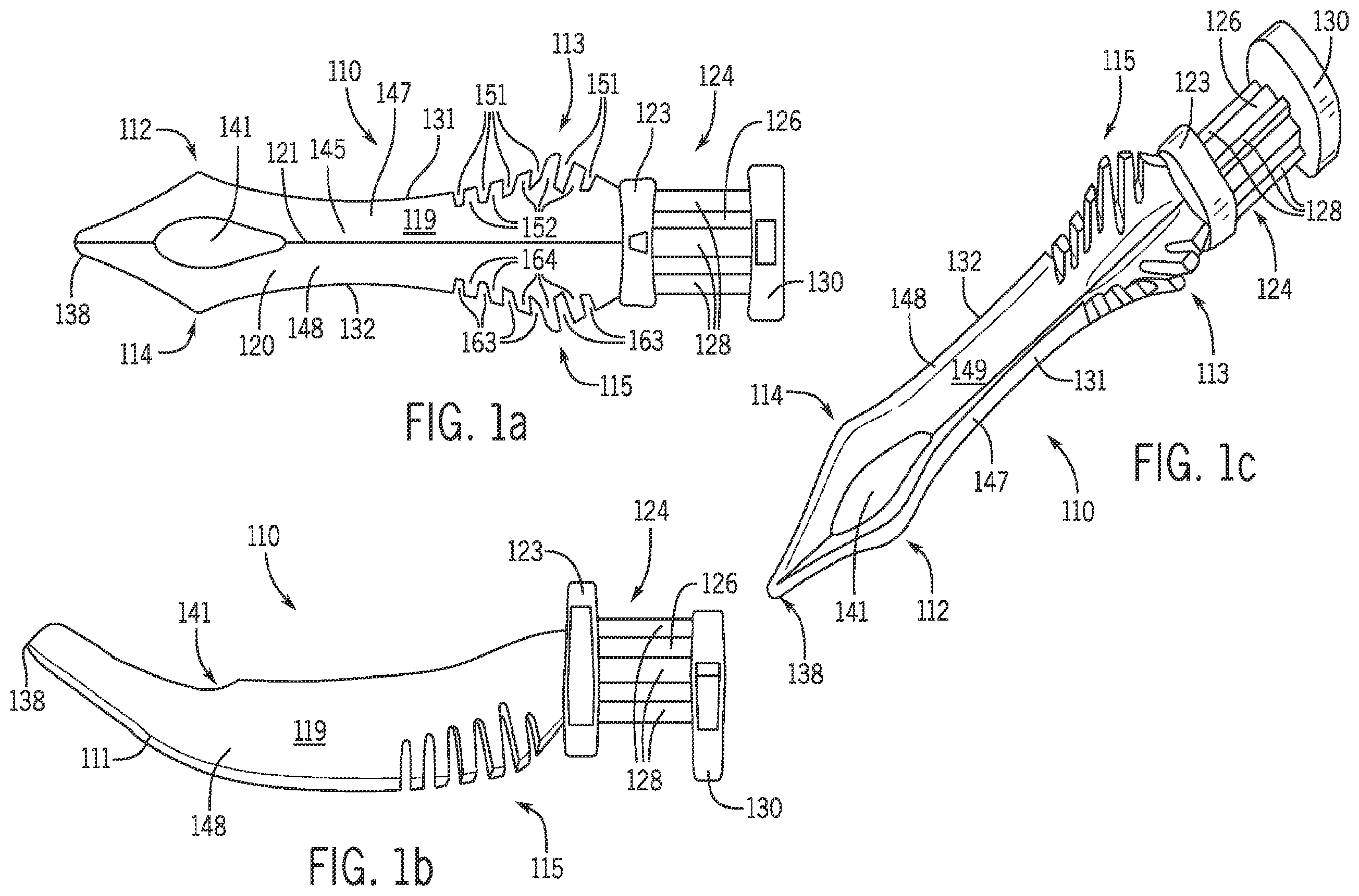 Patent US12564477 Figure 1 – Dental wedge