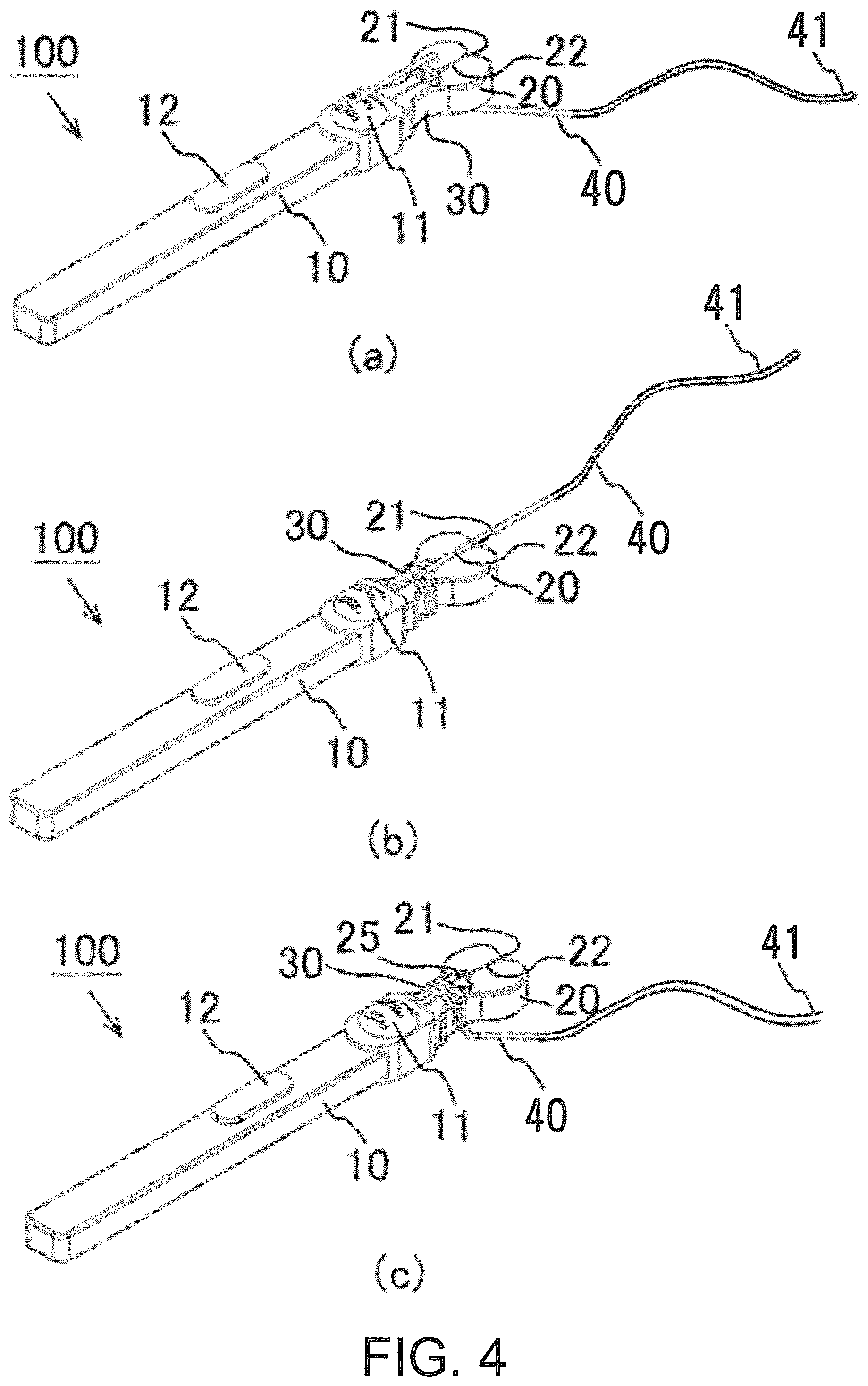 Patent US12564483 Figure 4 – Dental floss holder