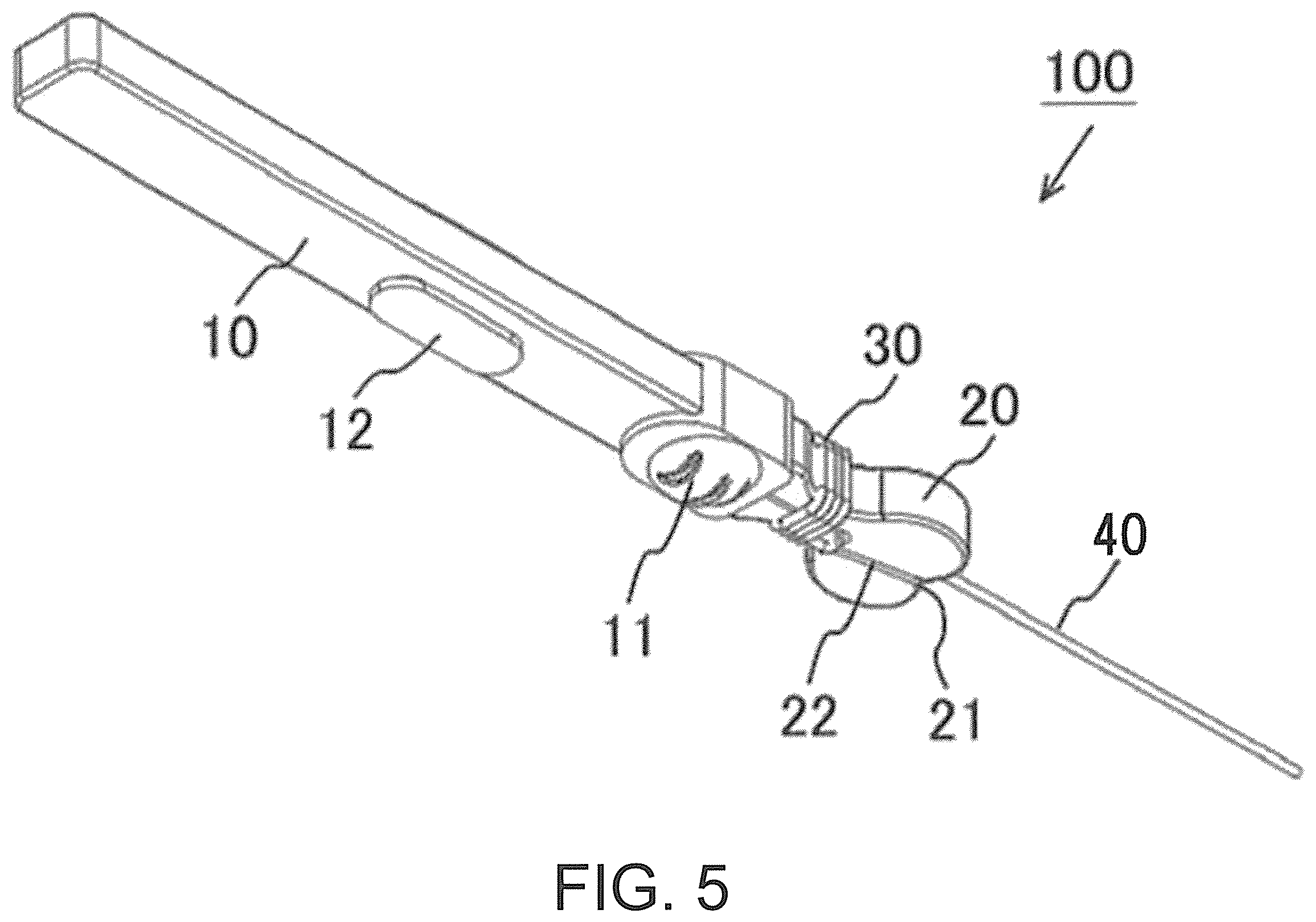 Patent US12564483 Figure 5 – Dental floss holder