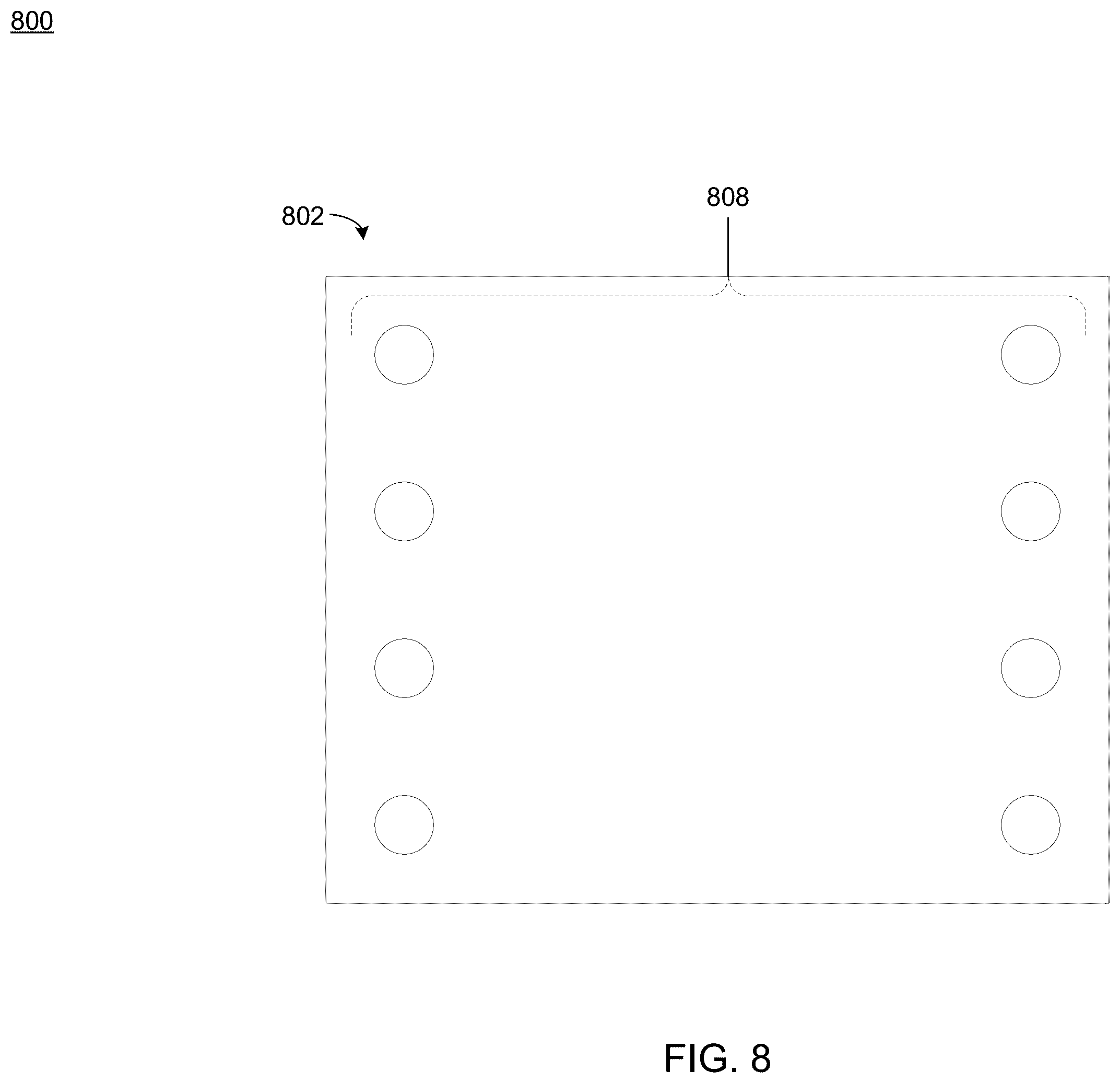 Patent US12564485 Figure 8 – Tissue grafts with pre-made attachment points