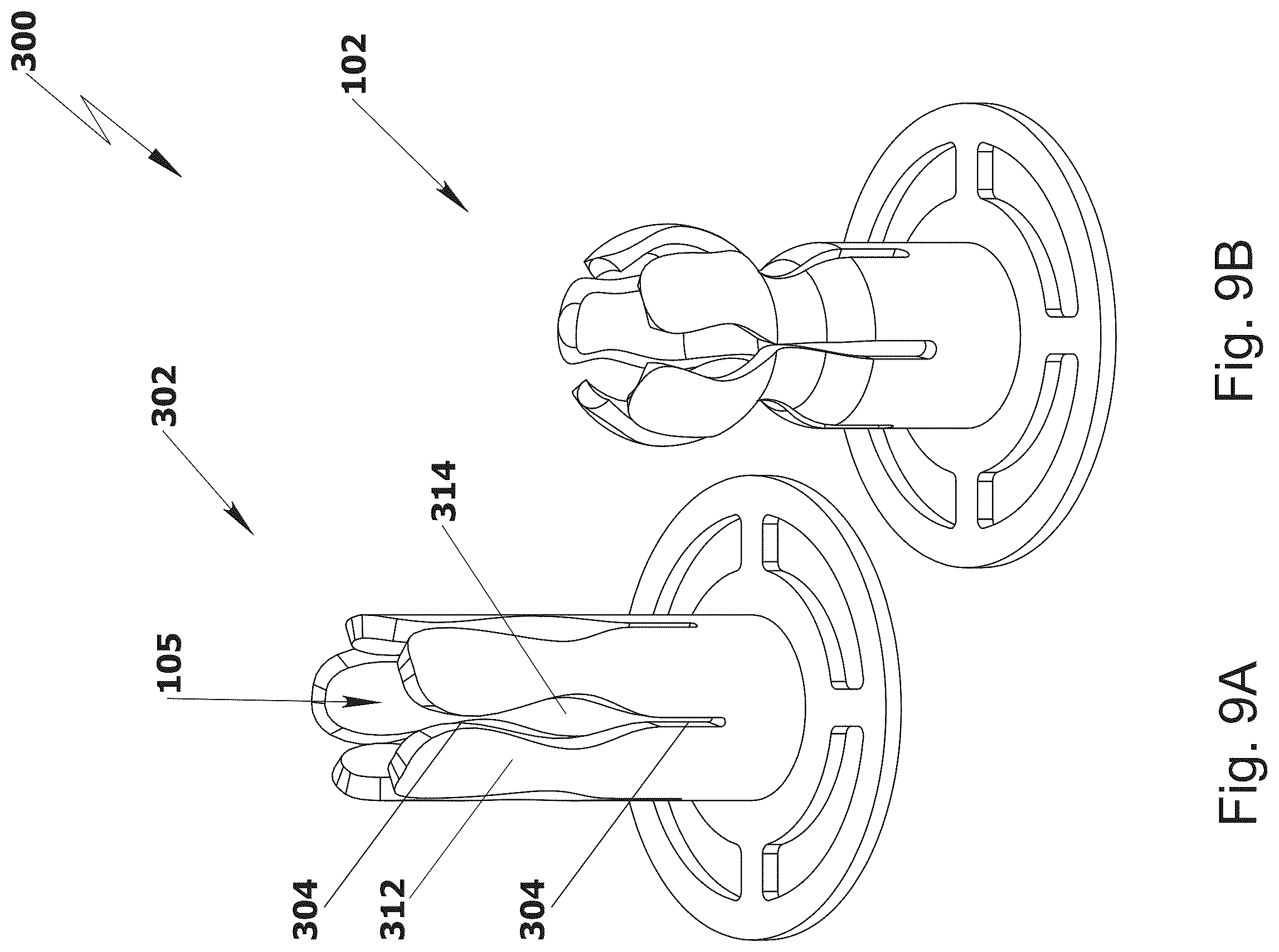 Patent US12564488 Figure 9 – Ossicular replacement prothesis with controllable stapedial conforming function, manufacture method thereof and applicator device therefor
