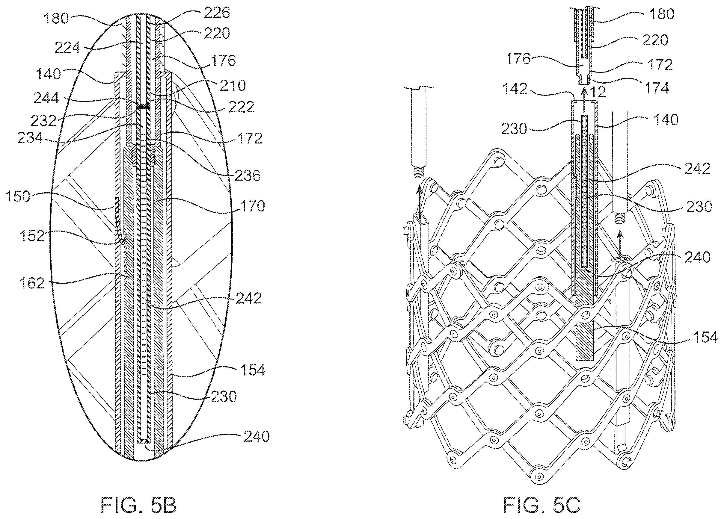 Patent US12564494 Figure 8 – Valves and delivery apparatuses equipped with optic fiber sensors