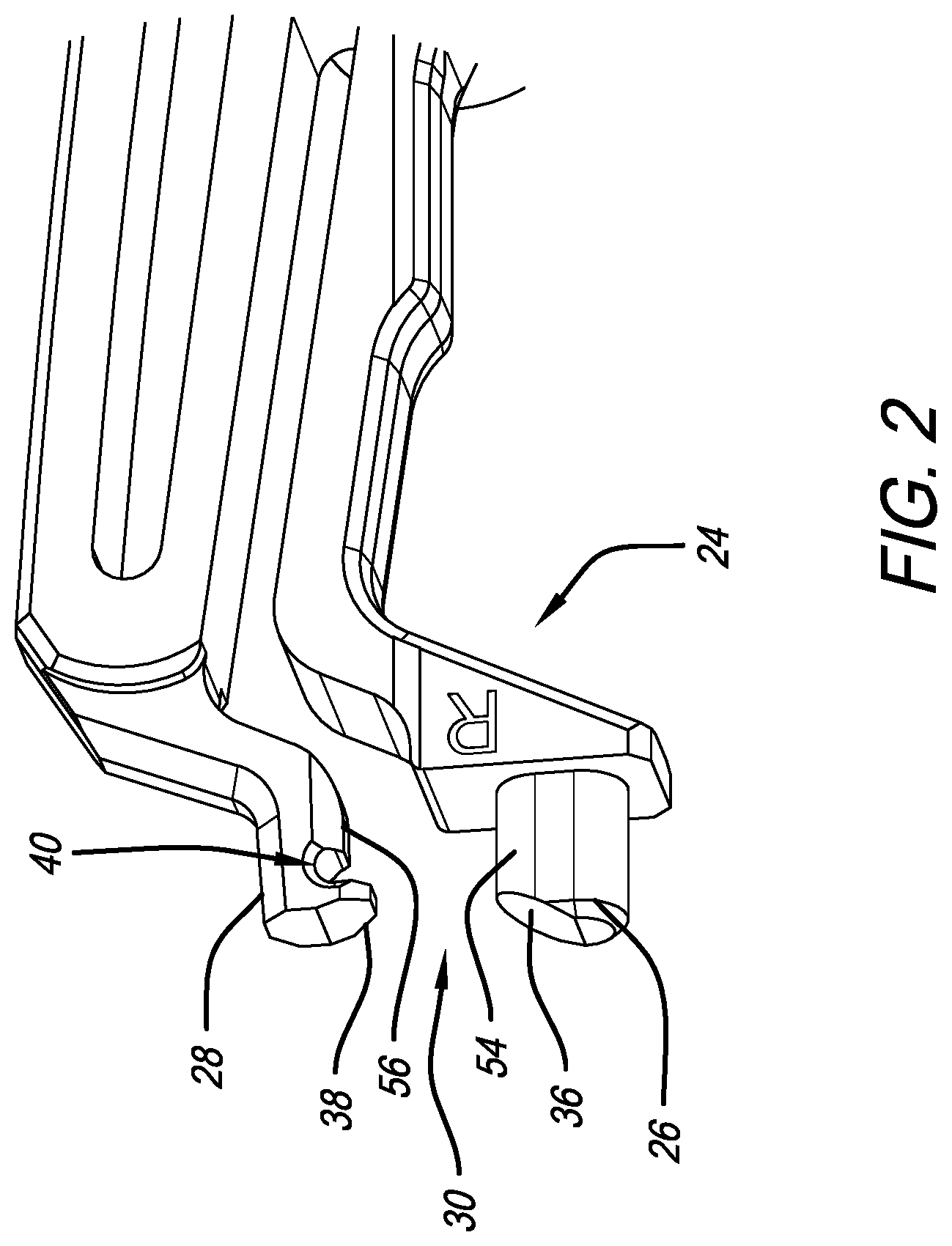 Patent US12564499 Figure 2 – Unibody orthopedic surgical instrument