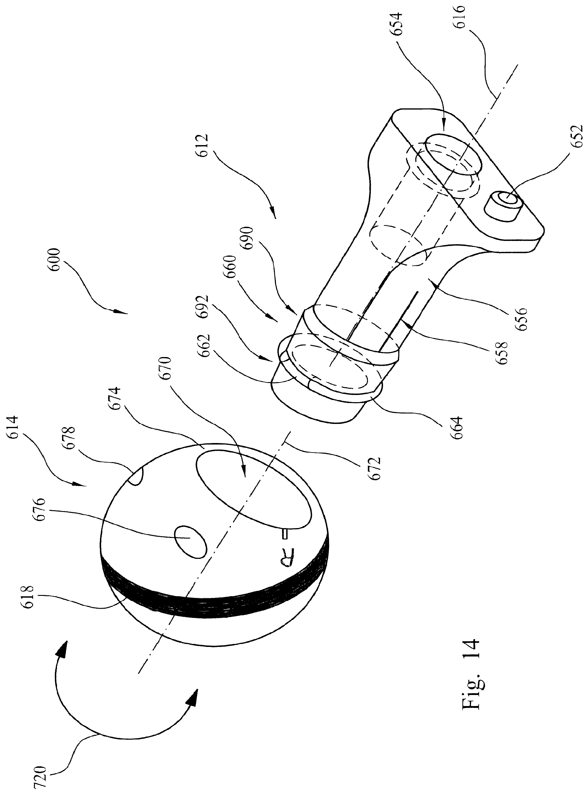 Patent US12564500 Figure 9 – Femoral trialling kit and assembly