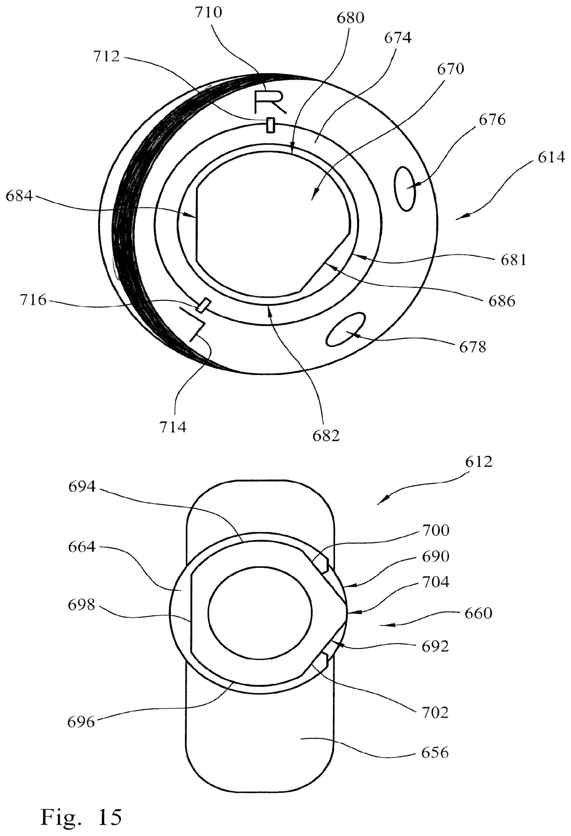 Patent US12564500 Figure 10 – Femoral trialling kit and assembly