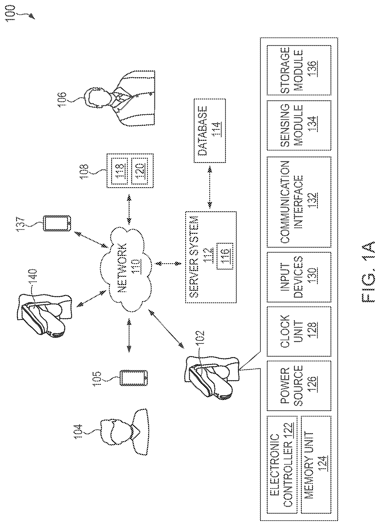 Patent US12564506 Figure 1 – Chastity device and method of monitoring and controlling thereof