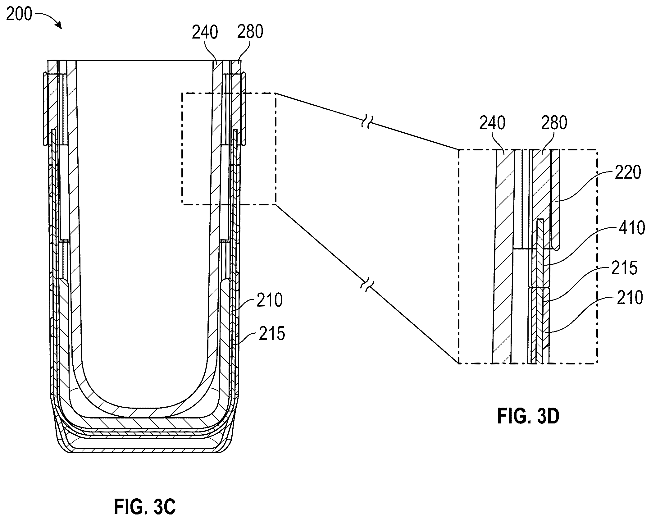 Patent US12564507 Figure 4 – Walking boot, chafe assembly, protective rim for a push-button release valve and related methods