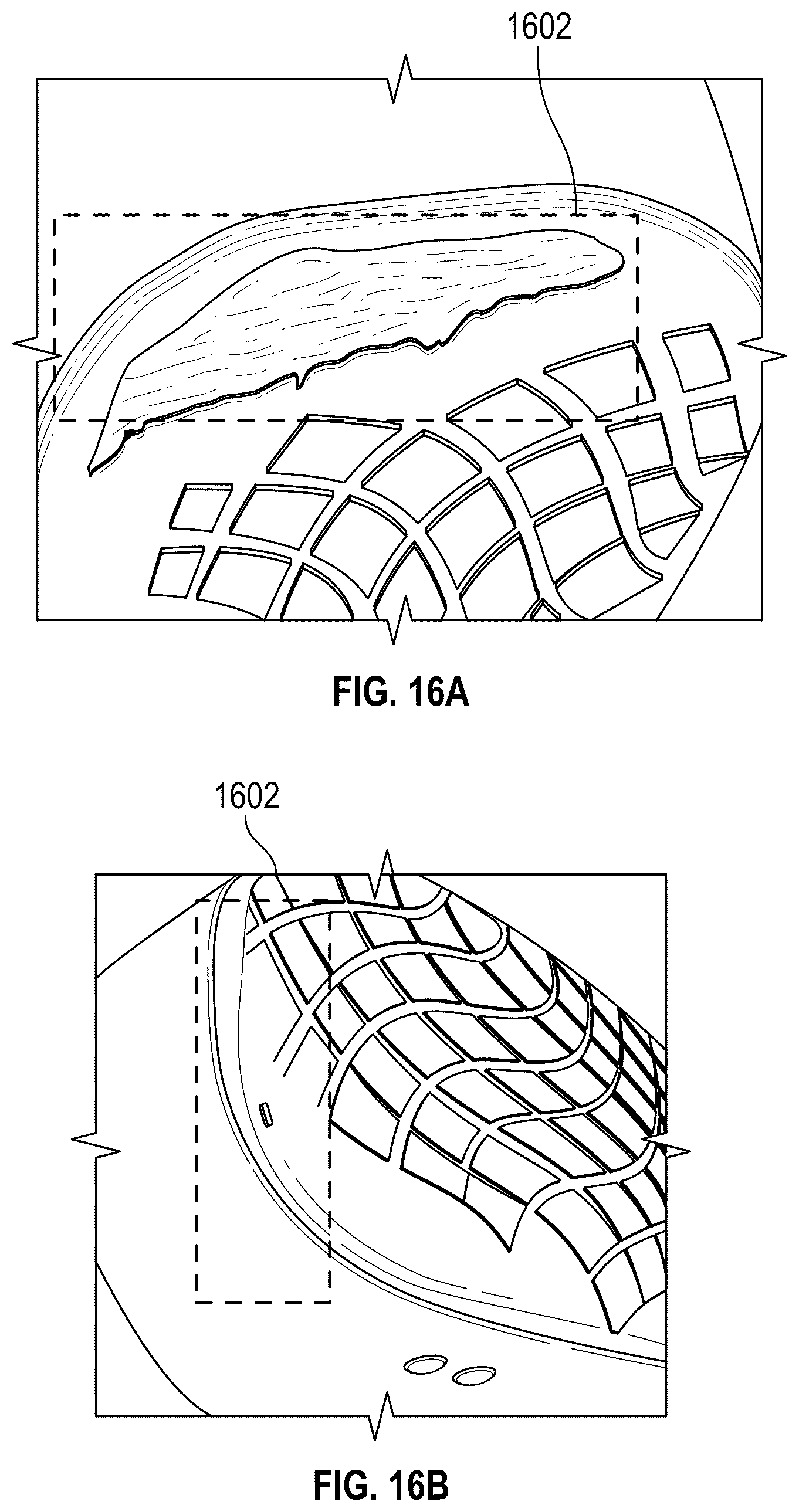Patent US12564507 Figure 16 – Walking boot, chafe assembly, protective rim for a push-button release valve and related methods