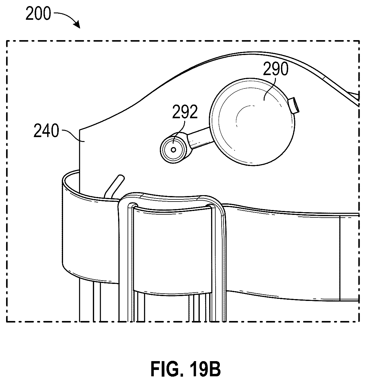 Patent US12564507 Figure 20 – Walking boot, chafe assembly, protective rim for a push-button release valve and related methods