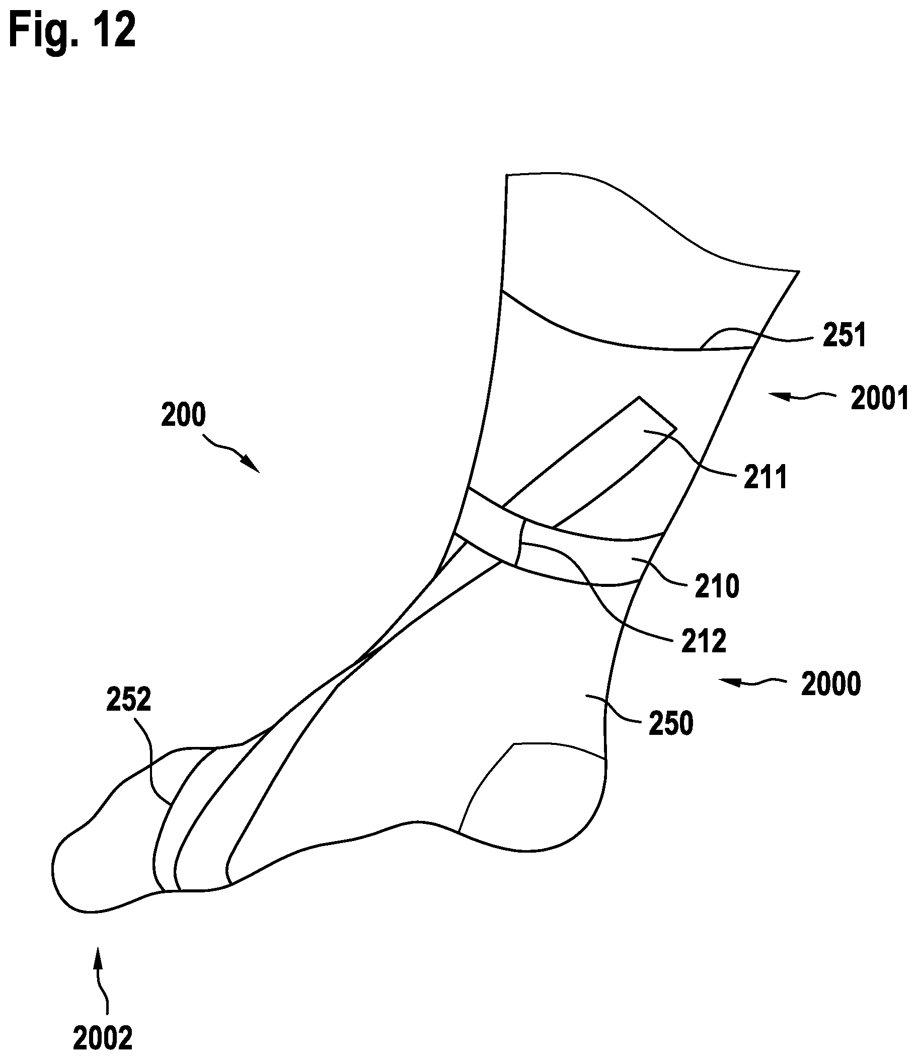 Patent US12564508 Figure 9 – Bandage for the wrist joint or the ankle joint