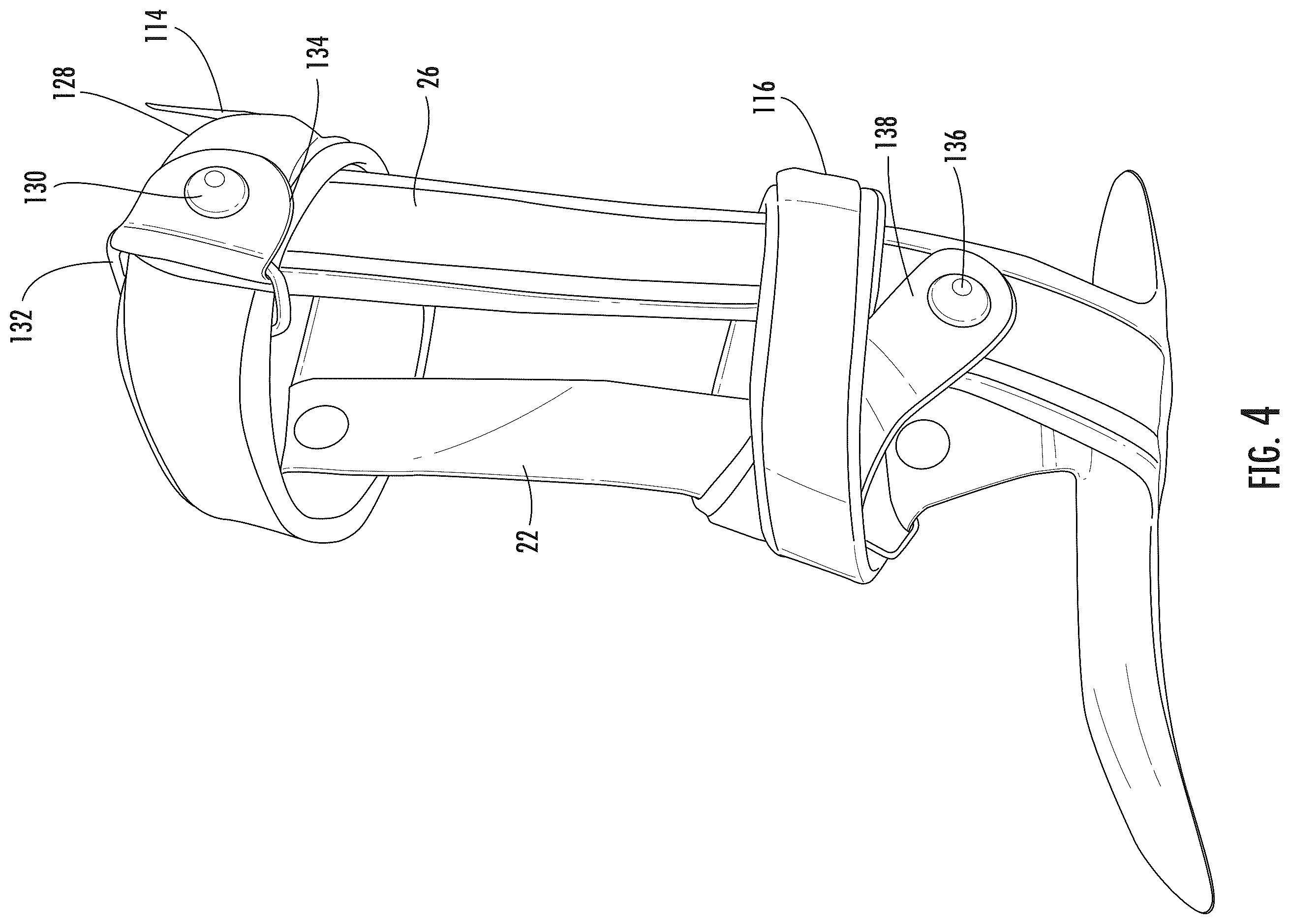 Patent US12564509 Figure 4 – Orthotic system for stabilizing an ankle and a foot