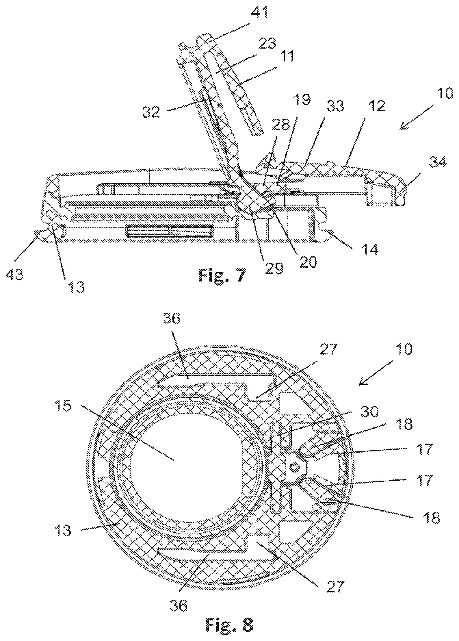 Patent US12564511 Figure 5 – Lid for an ostomy implant