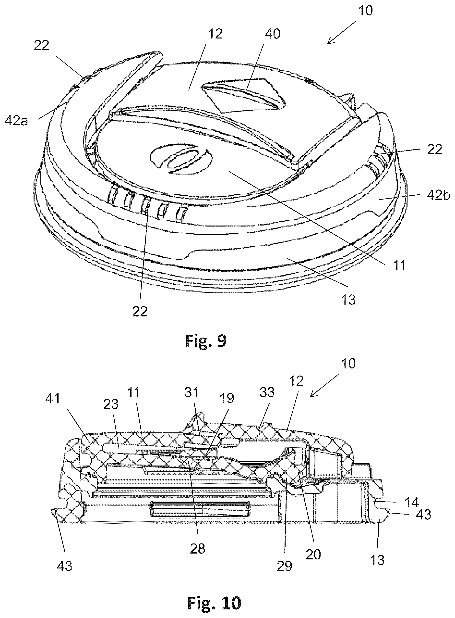 Patent US12564511 Figure 6 – Lid for an ostomy implant