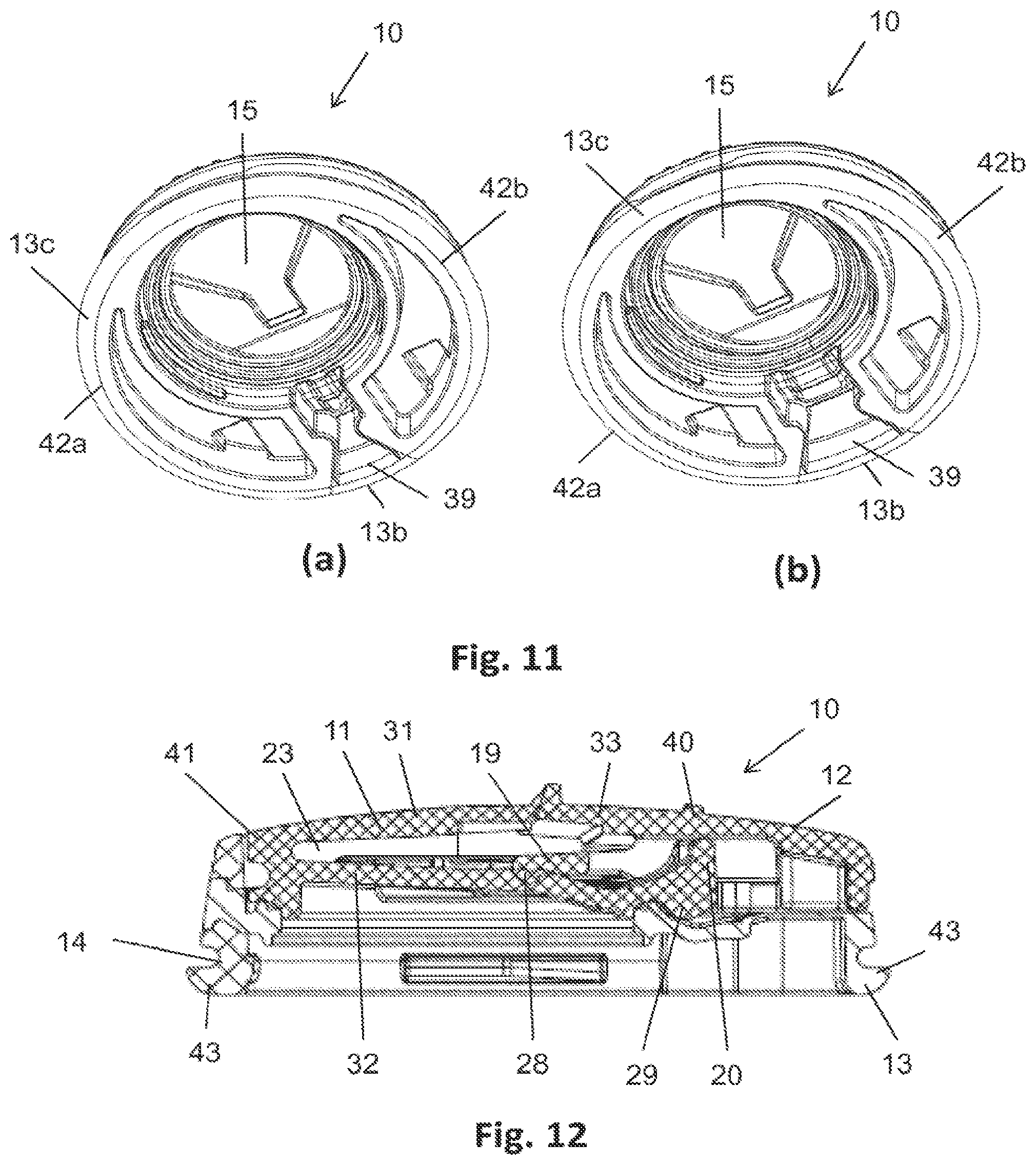 Patent US12564511 Figure 7 – Lid for an ostomy implant
