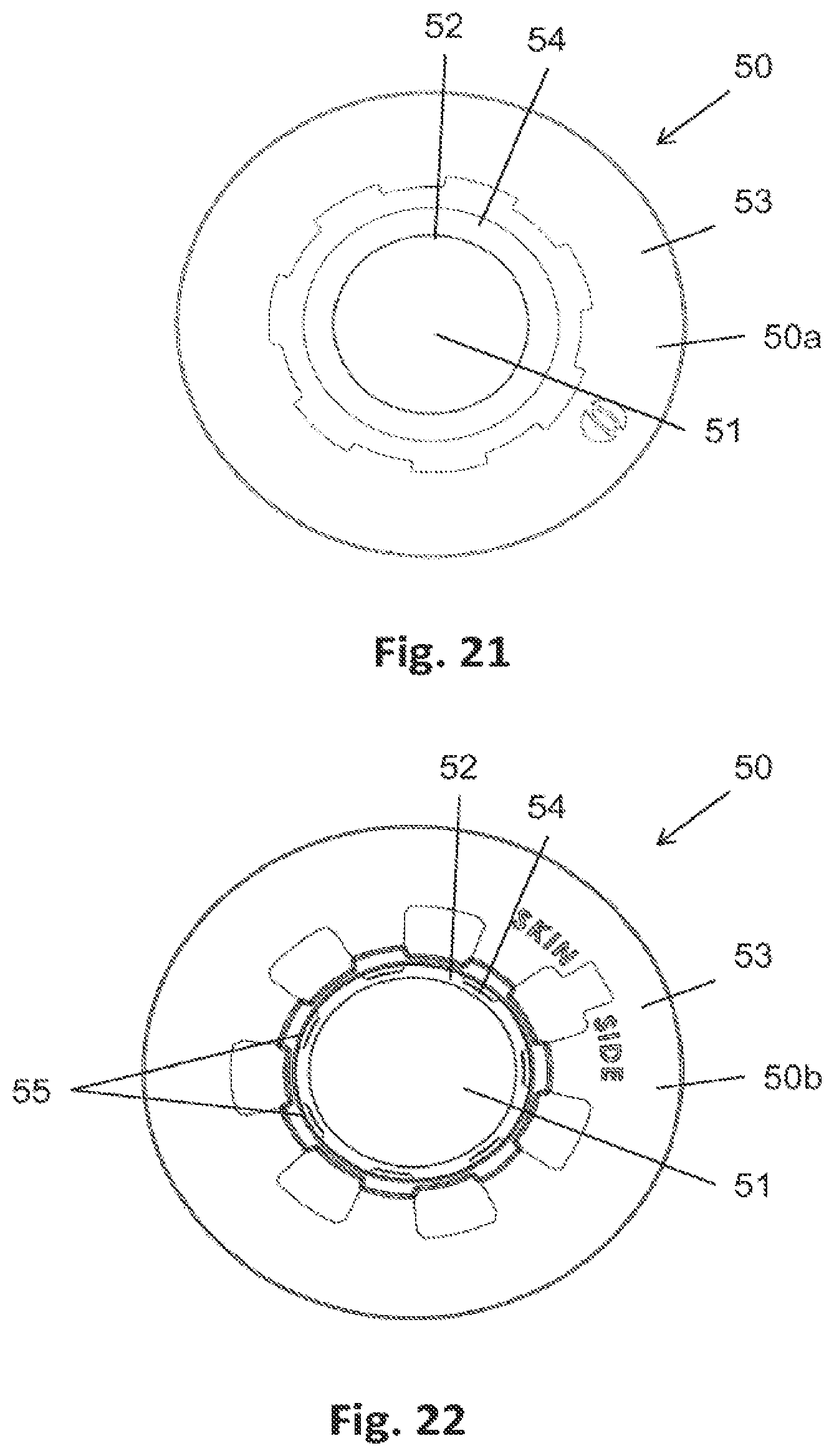 Patent US12564511 Figure 12 – Lid for an ostomy implant