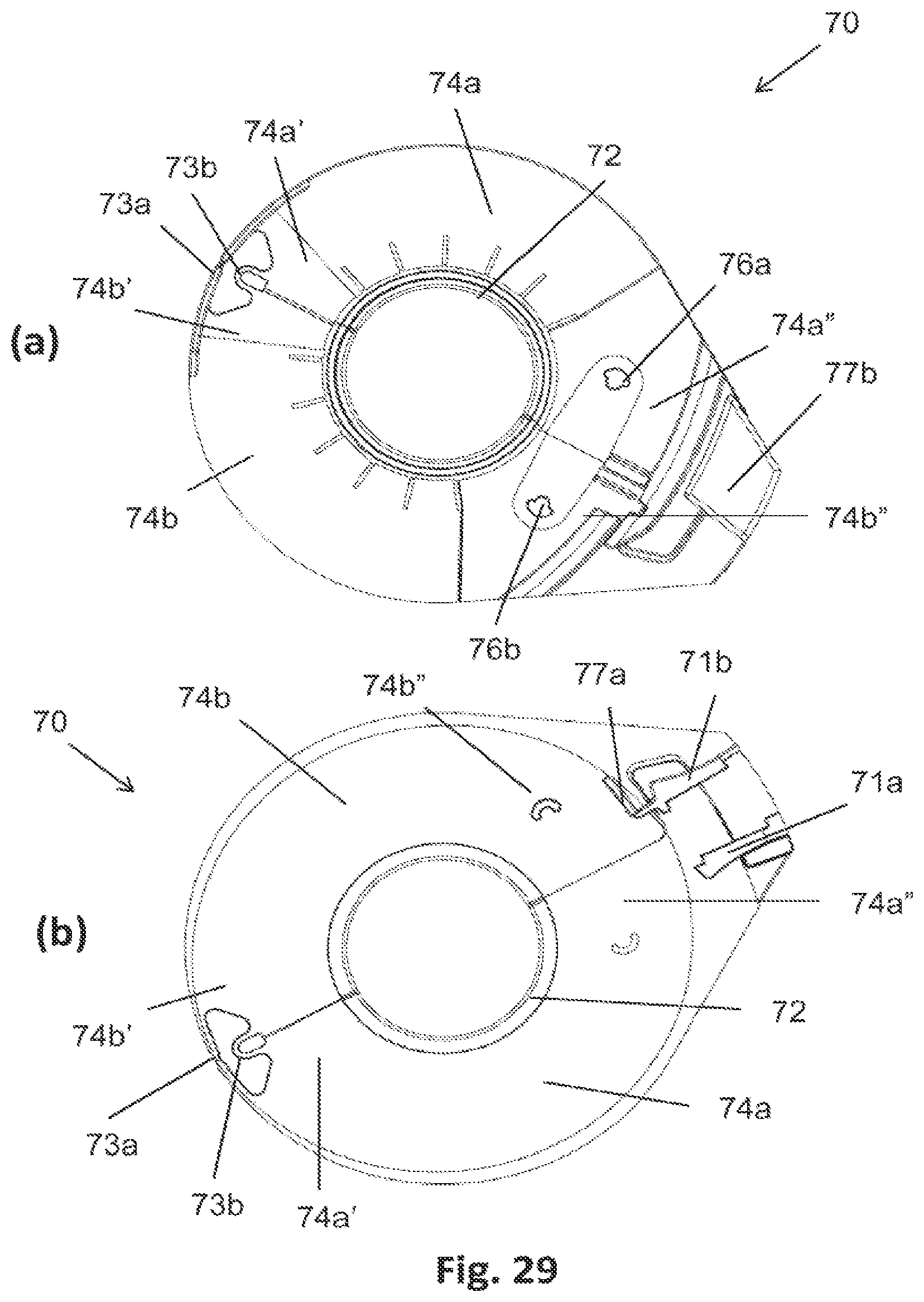 Patent US12564511 Figure 17 – Lid for an ostomy implant
