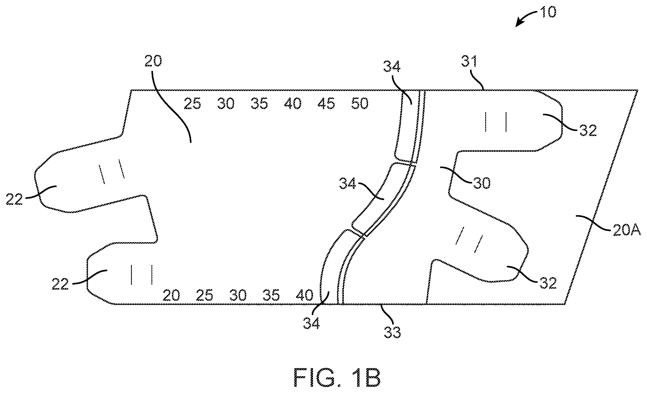 Patent US12564520 Figure 2 – Graduated compression device for the treatment of circulatory disorders
