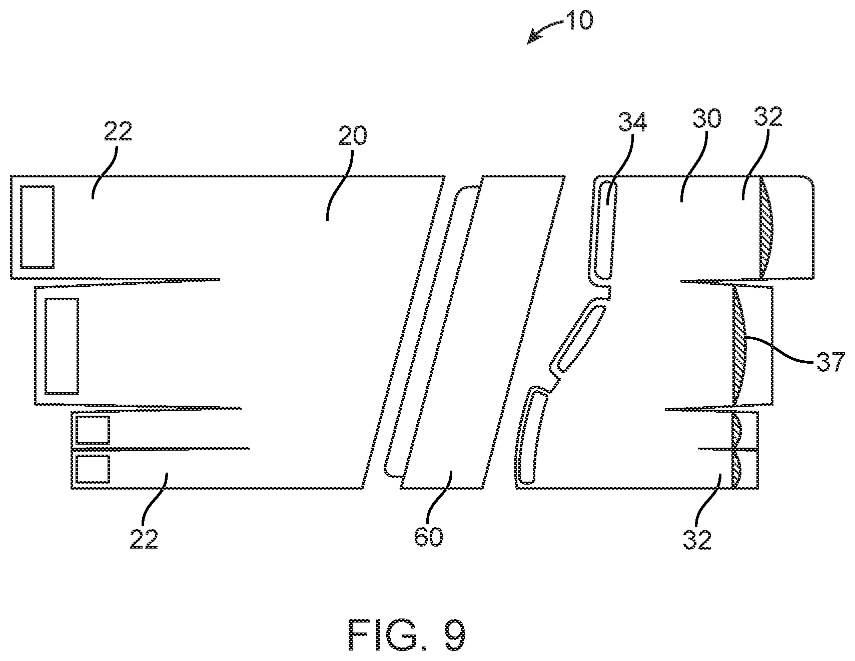 Patent US12564520 Figure 11 – Graduated compression device for the treatment of circulatory disorders