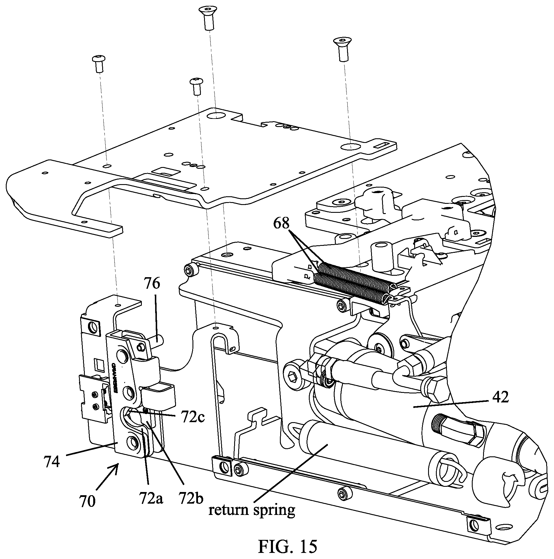 Patent US12564525 Figure 17 – Ambulance cot and loading and unloading system