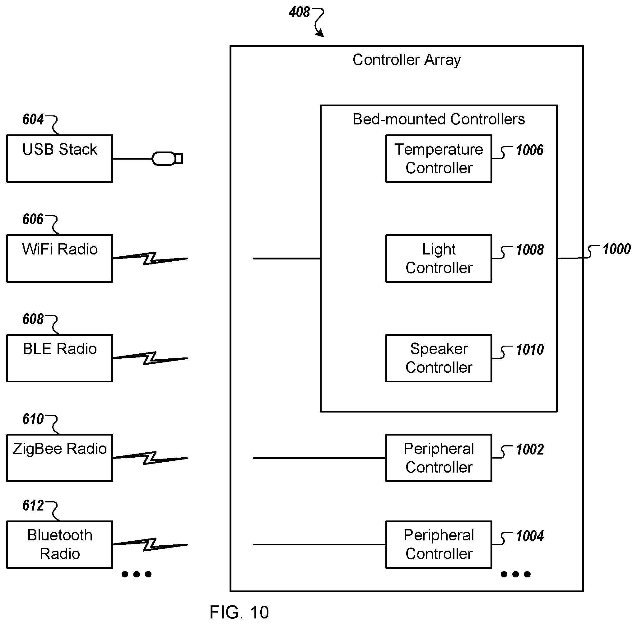 Patent US12564526 Figure 11 – Bed having sensor fusing features useful for determining snore and breathing parameters