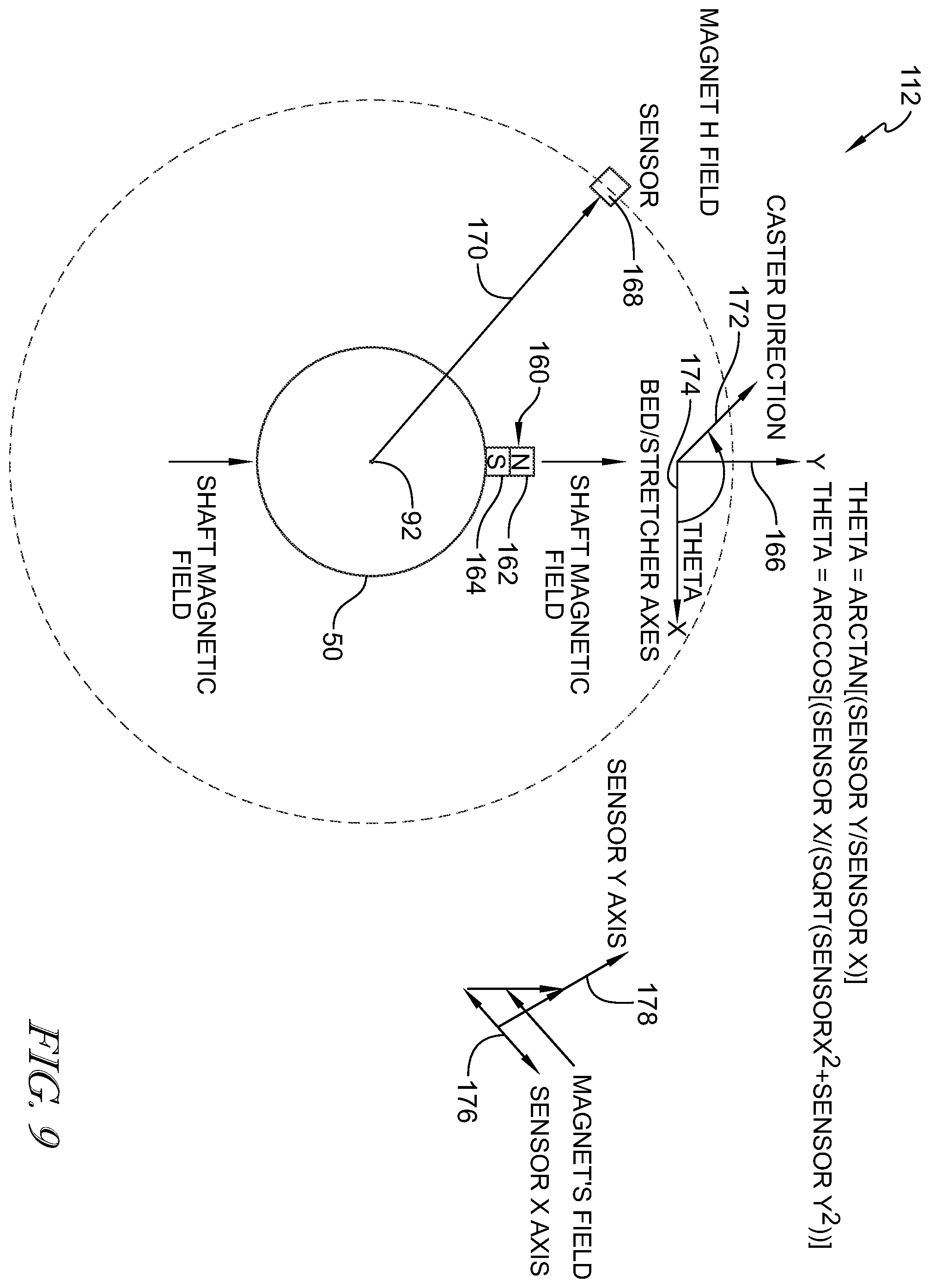 Patent US12564527 Figure 5 – Patient support apparatus having motorized wheels