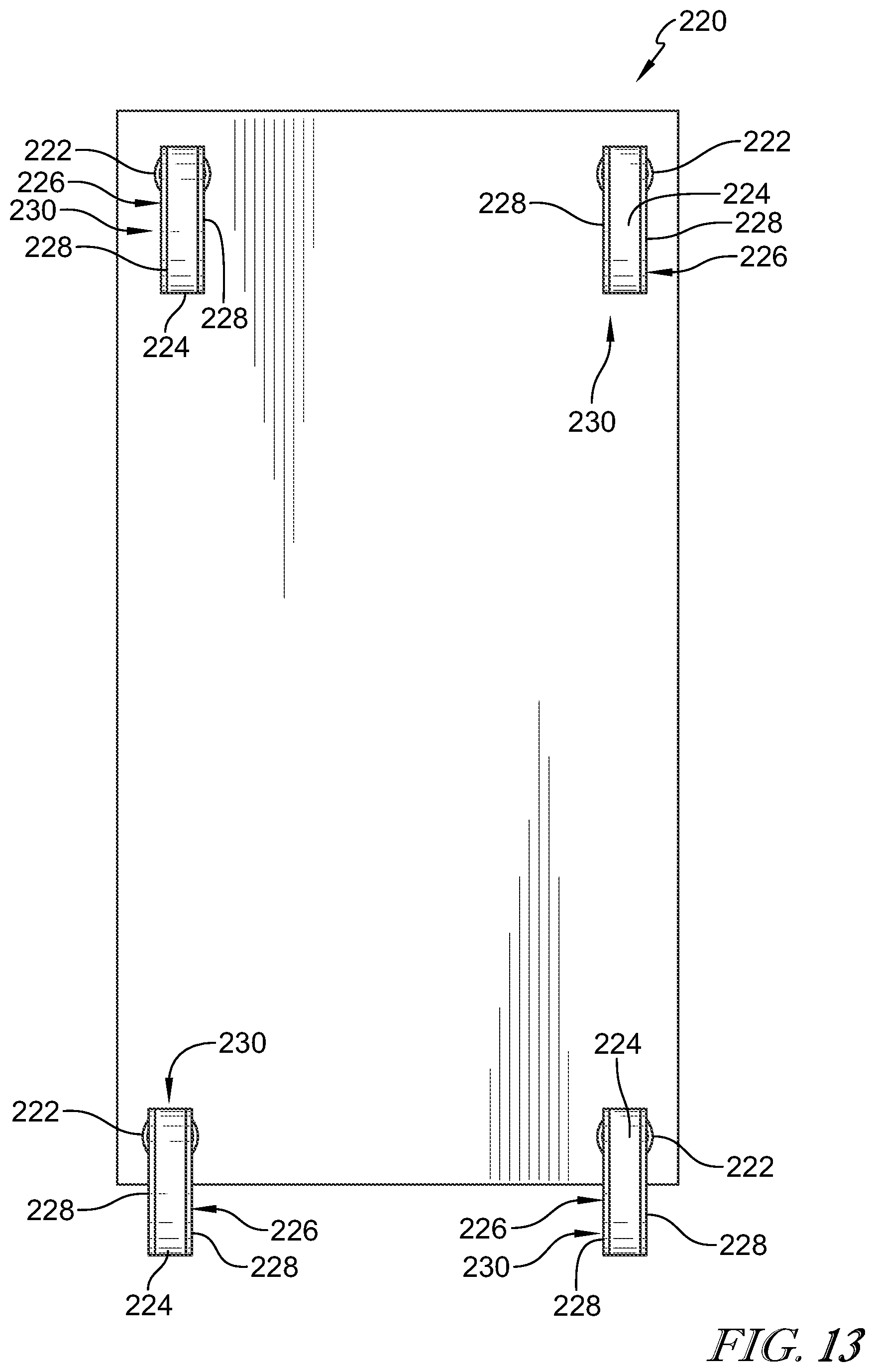 Patent US12564527 Figure 8 – Patient support apparatus having motorized wheels