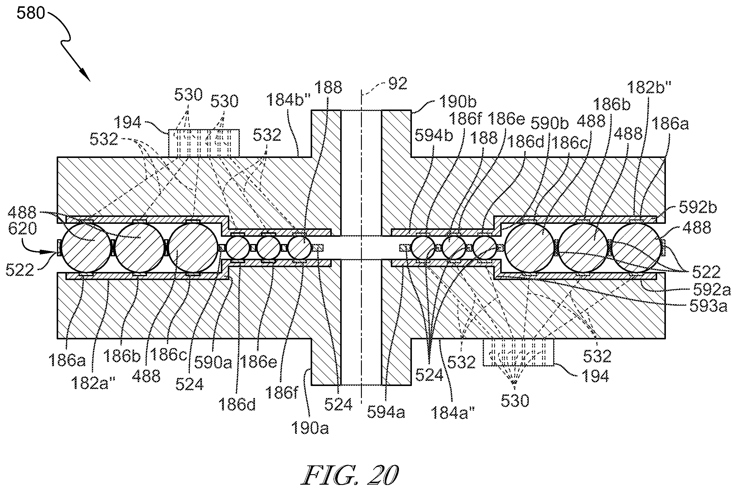Patent US12564527 Figure 15 – Patient support apparatus having motorized wheels