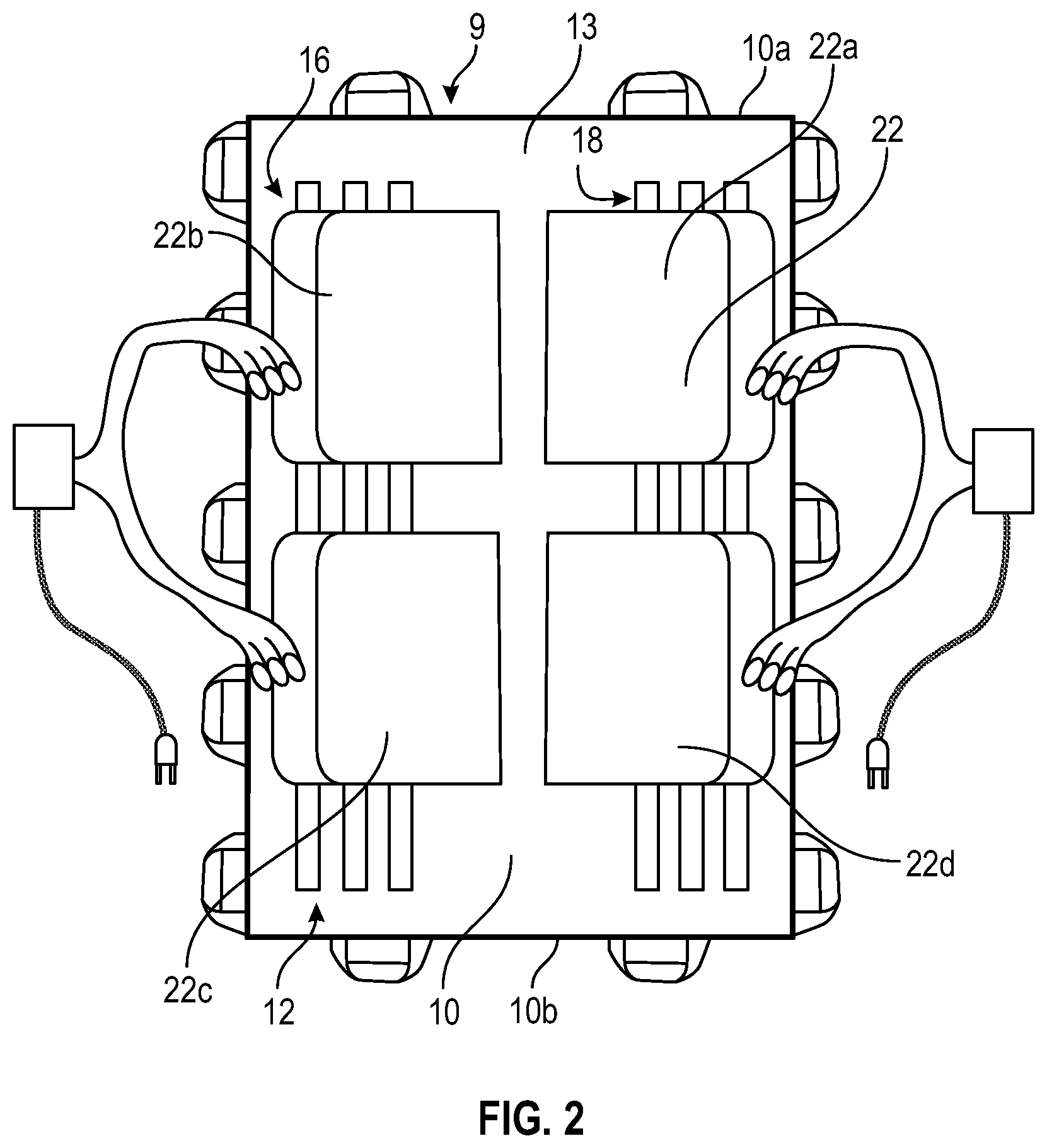 Patent US12564528 Figure 2 – Air controlled pressure off loading devices