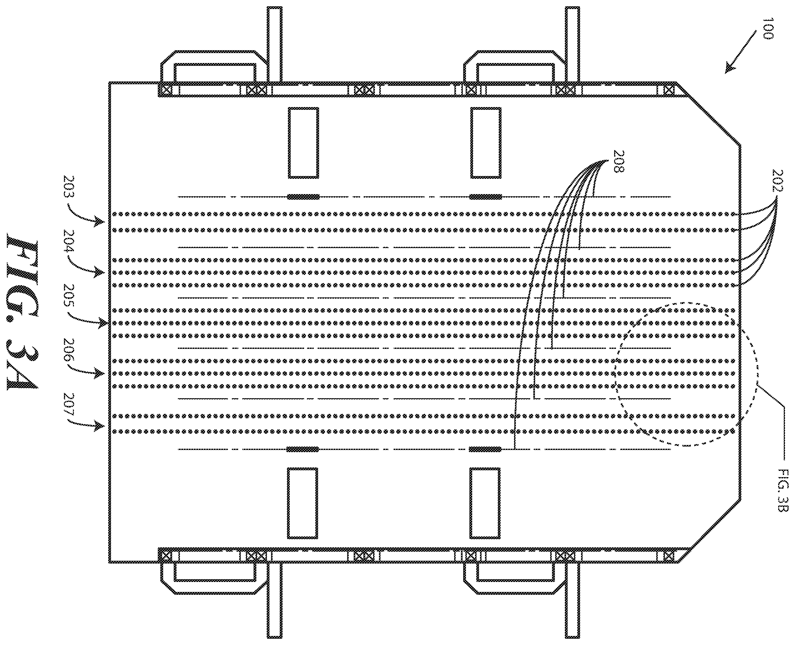 Patent US12564530 Figure 3 – Inflatable patient positioner with selectively engaging surface gripping zones