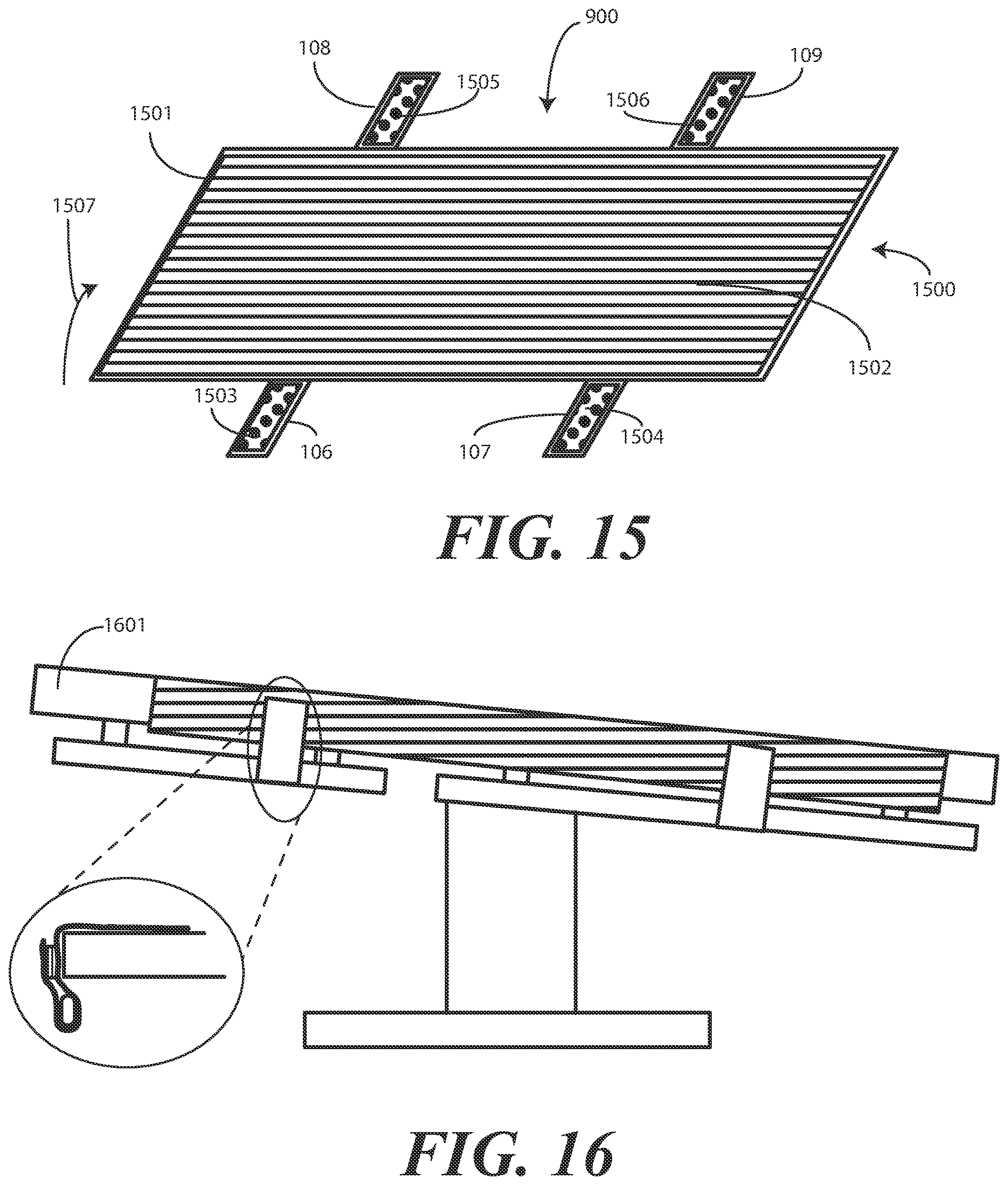 Patent US12564530 Figure 15 – Inflatable patient positioner with selectively engaging surface gripping zones