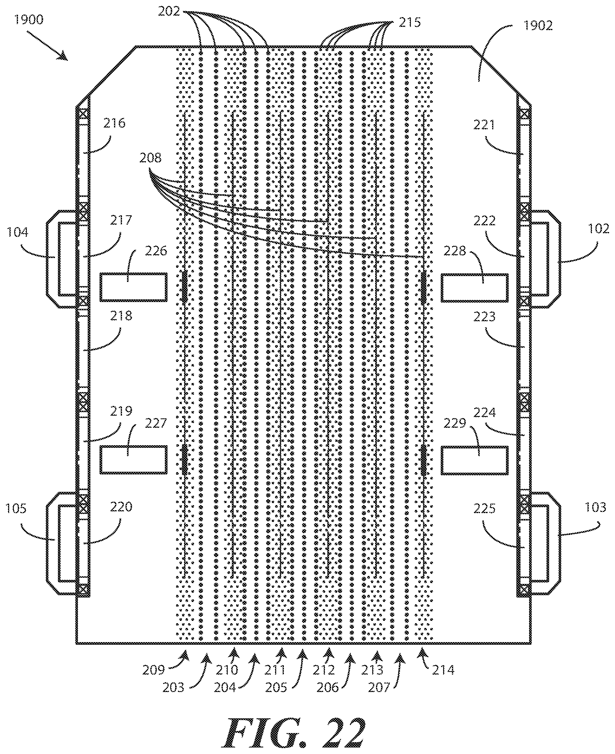 Patent US12564530 Figure 20 – Inflatable patient positioner with selectively engaging surface gripping zones