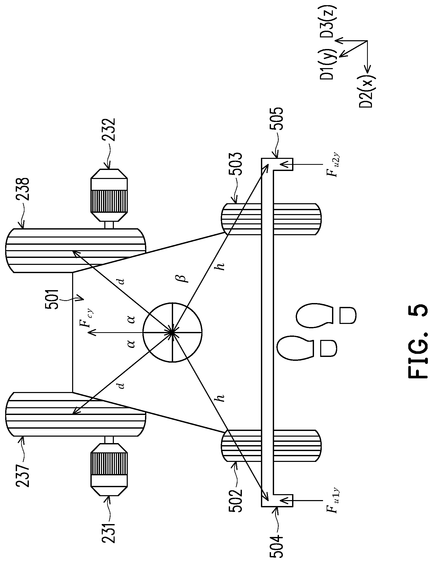 Patent US12564533 Figure 5 – Electric assistive device
