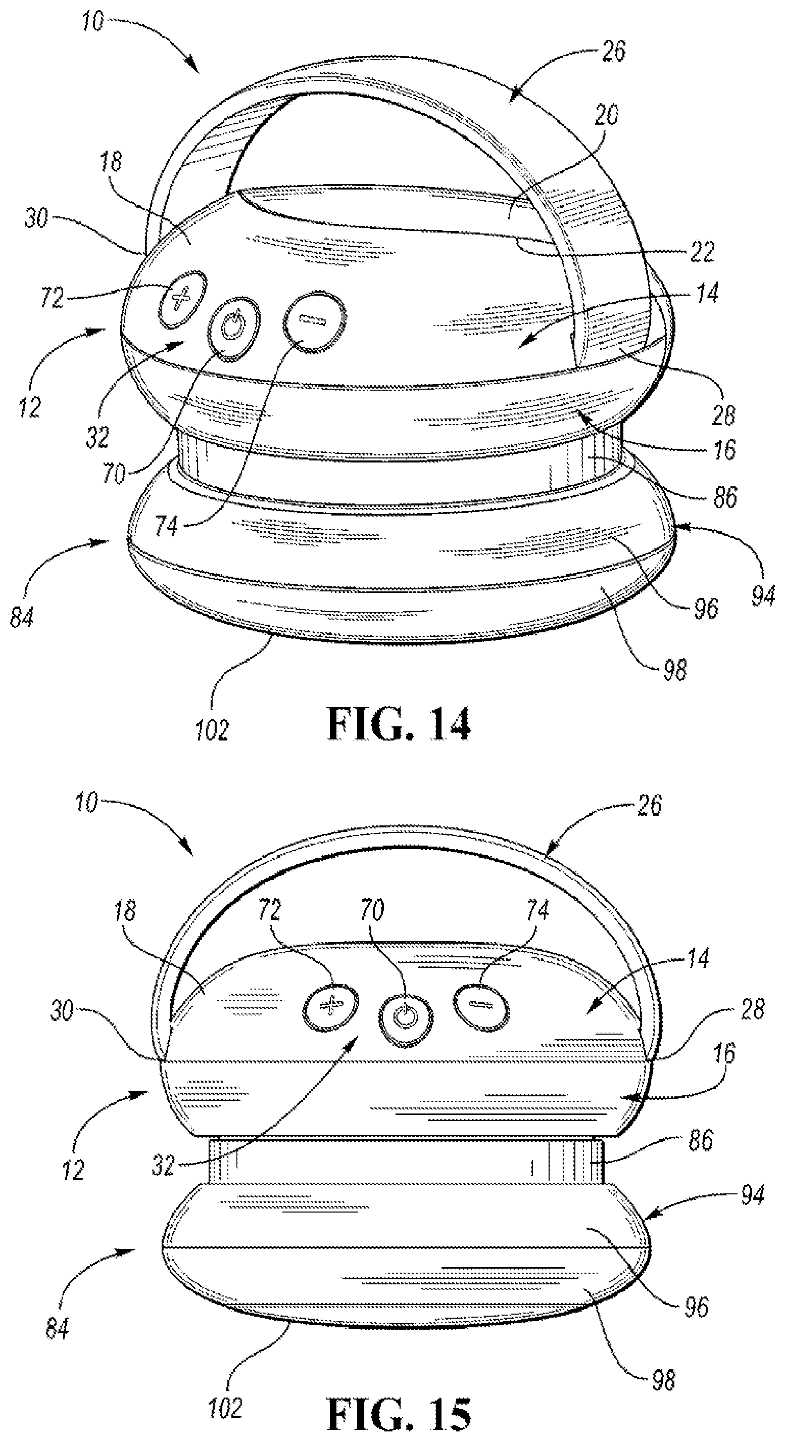 Patent US12564534 Figure 8 – Vacuum massager
