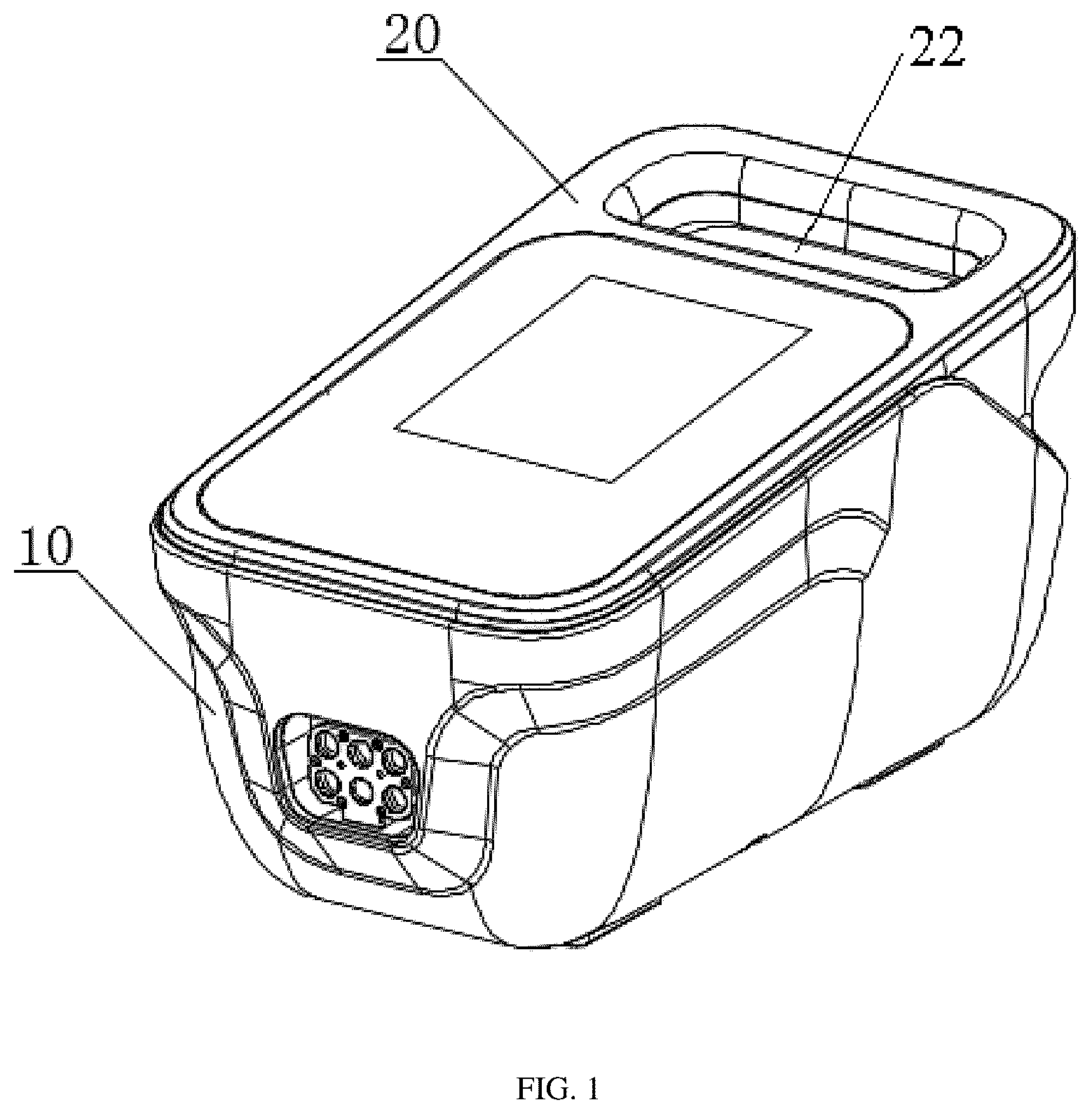 Patent US12564535 Figure 1 – Air compression device