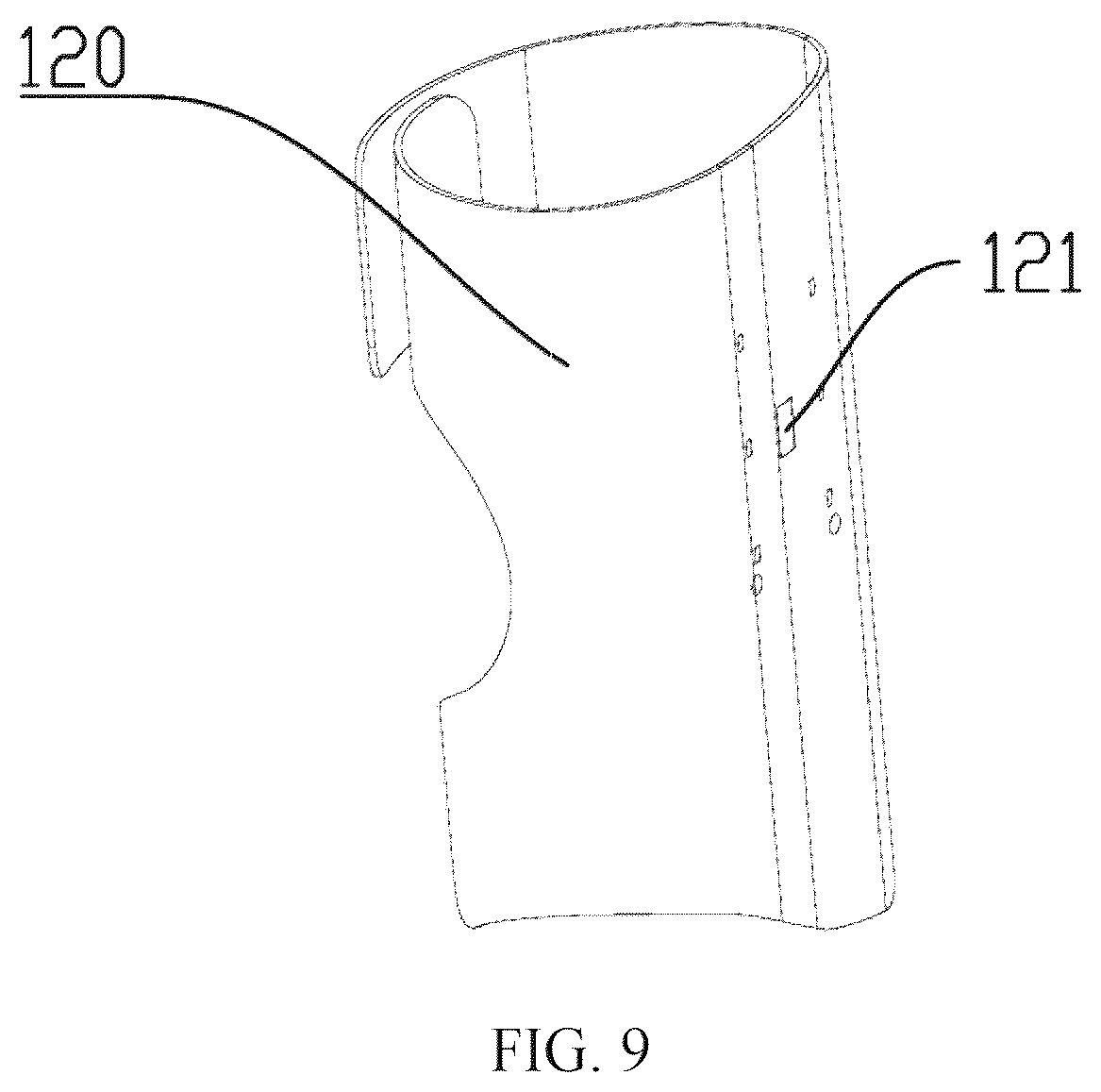Patent US12564536 Figure 9 – Detachable pneumatic therapeutic apparatus