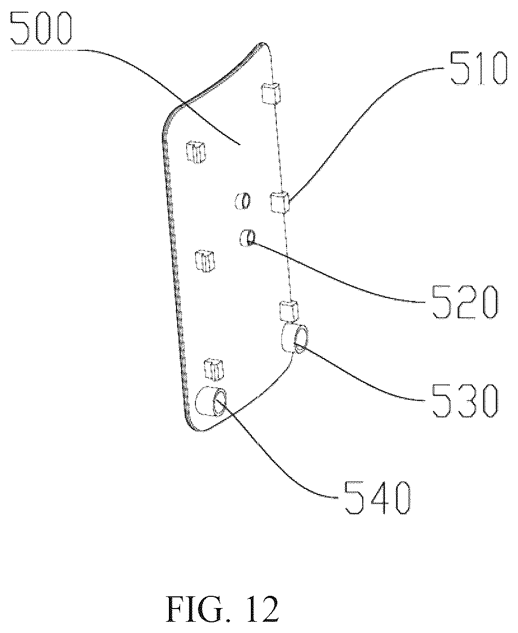 Patent US12564536 Figure 12 – Detachable pneumatic therapeutic apparatus