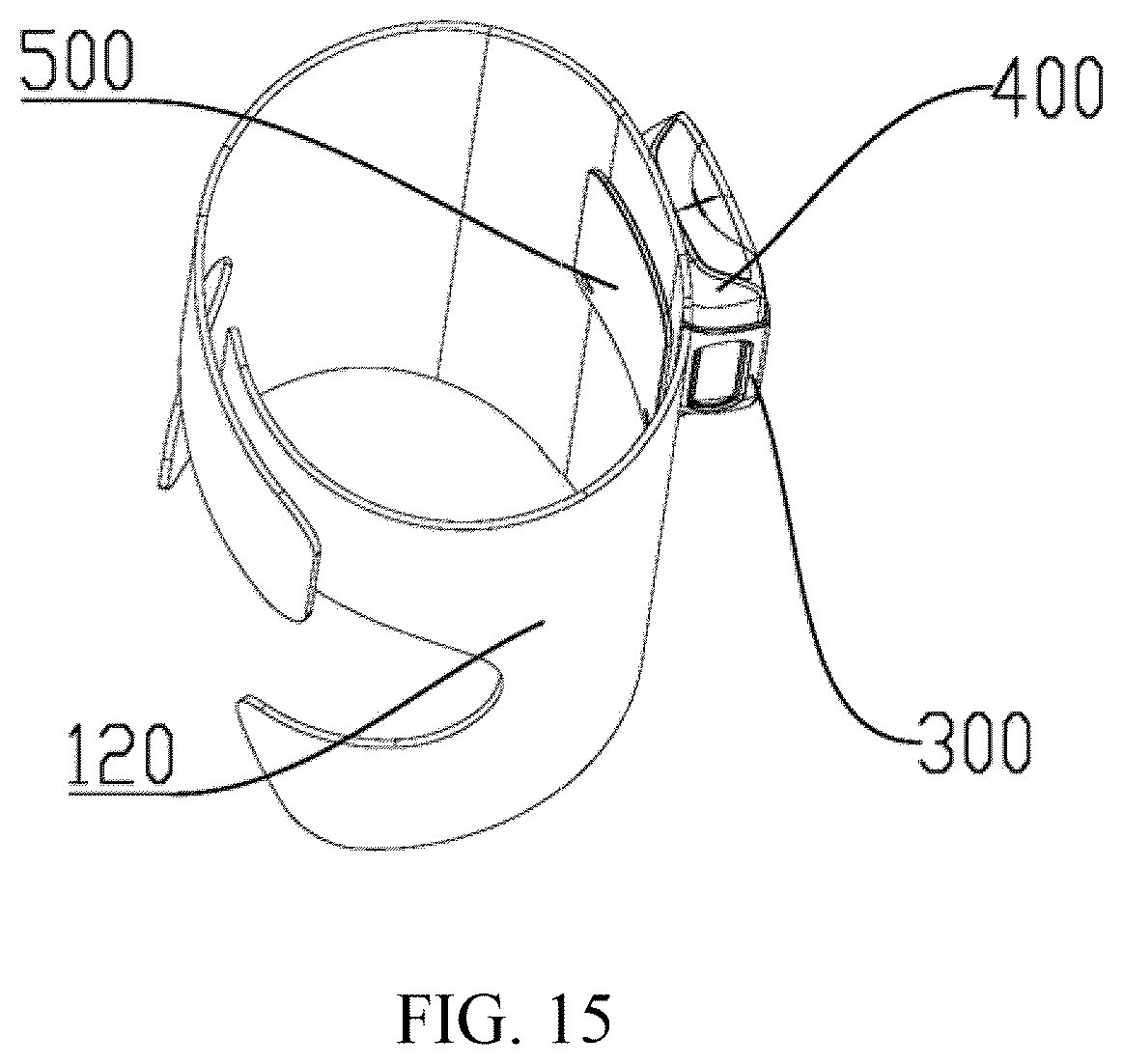 Patent US12564536 Figure 15 – Detachable pneumatic therapeutic apparatus