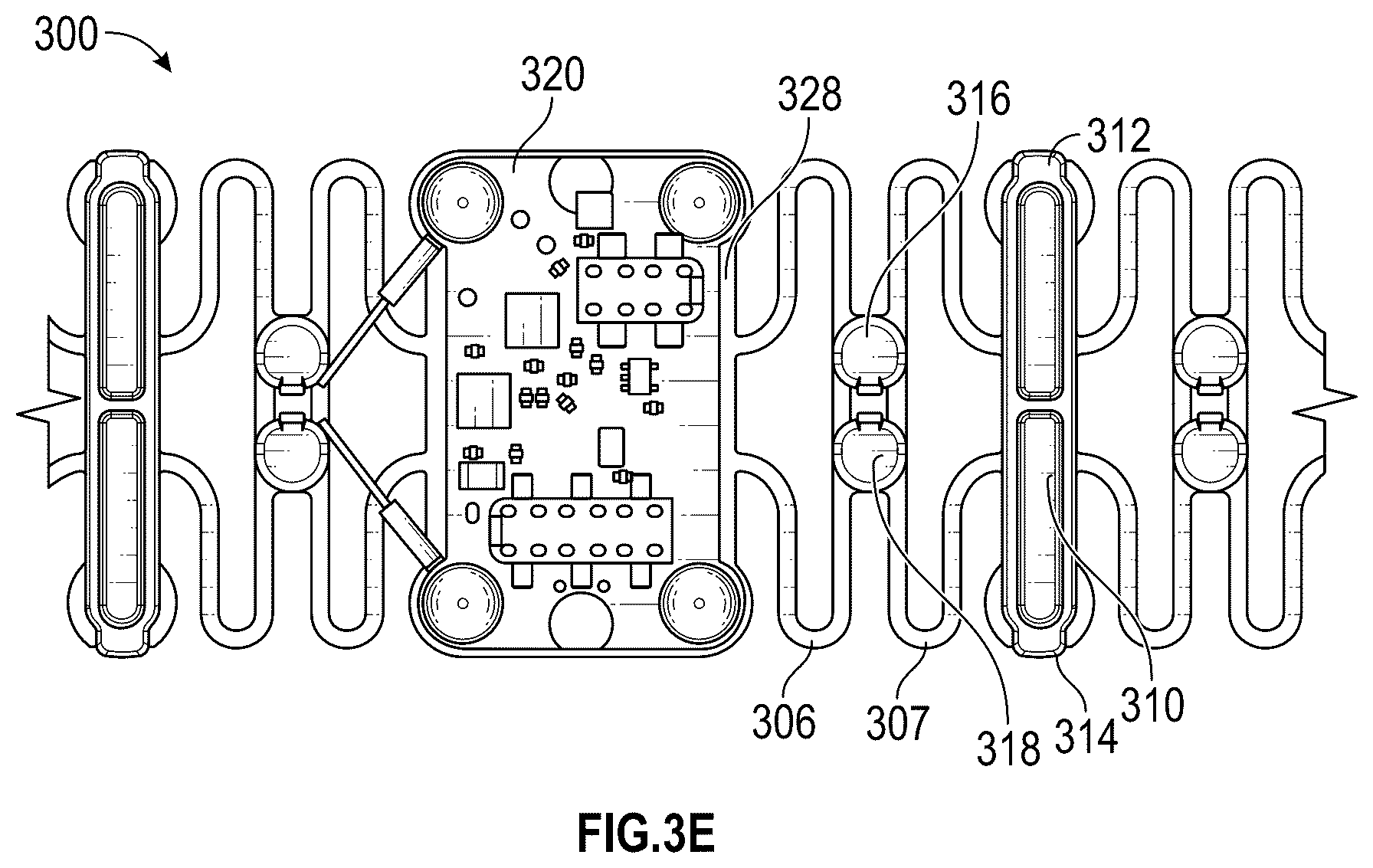 Patent US12564537 Figure 7 – Electro-actuatable compression garments with shape memory elements